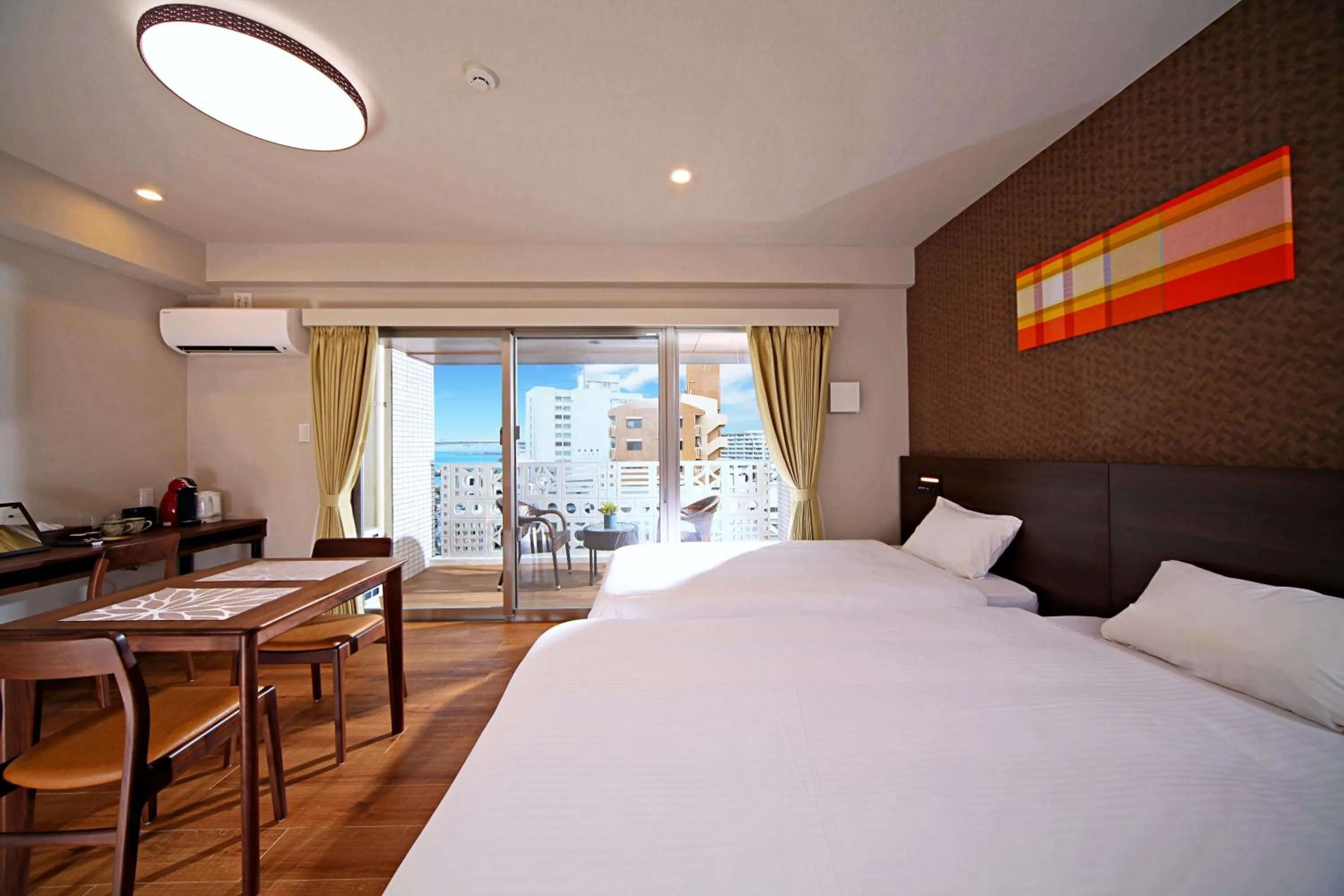 Photo of the whole room, Bed in Smart Condo Tomari