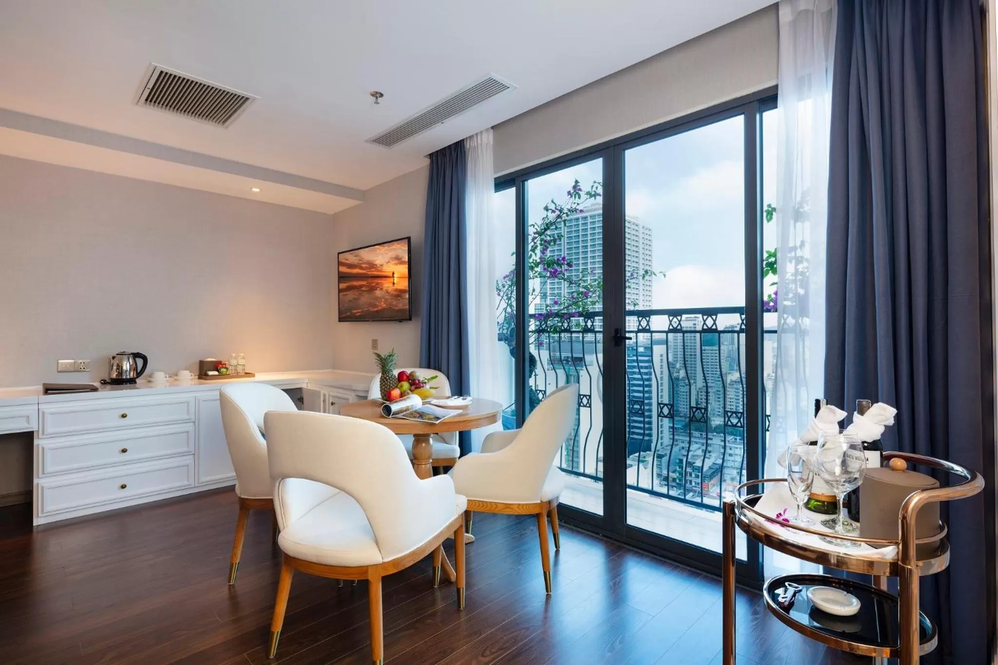 Seating area in Erica Nha Trang Hotel