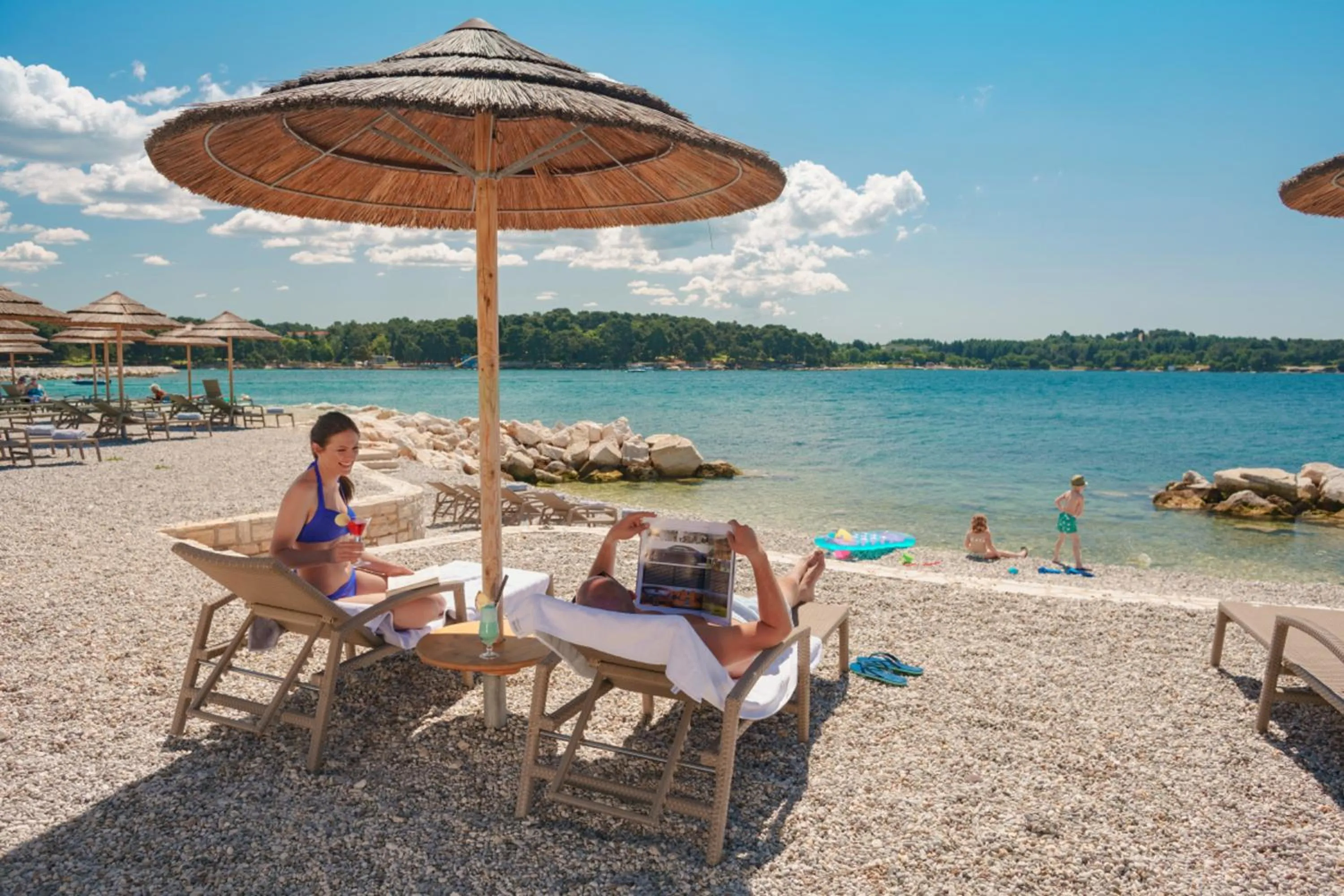 Beach in Valamar Riviera Hotel & Residence