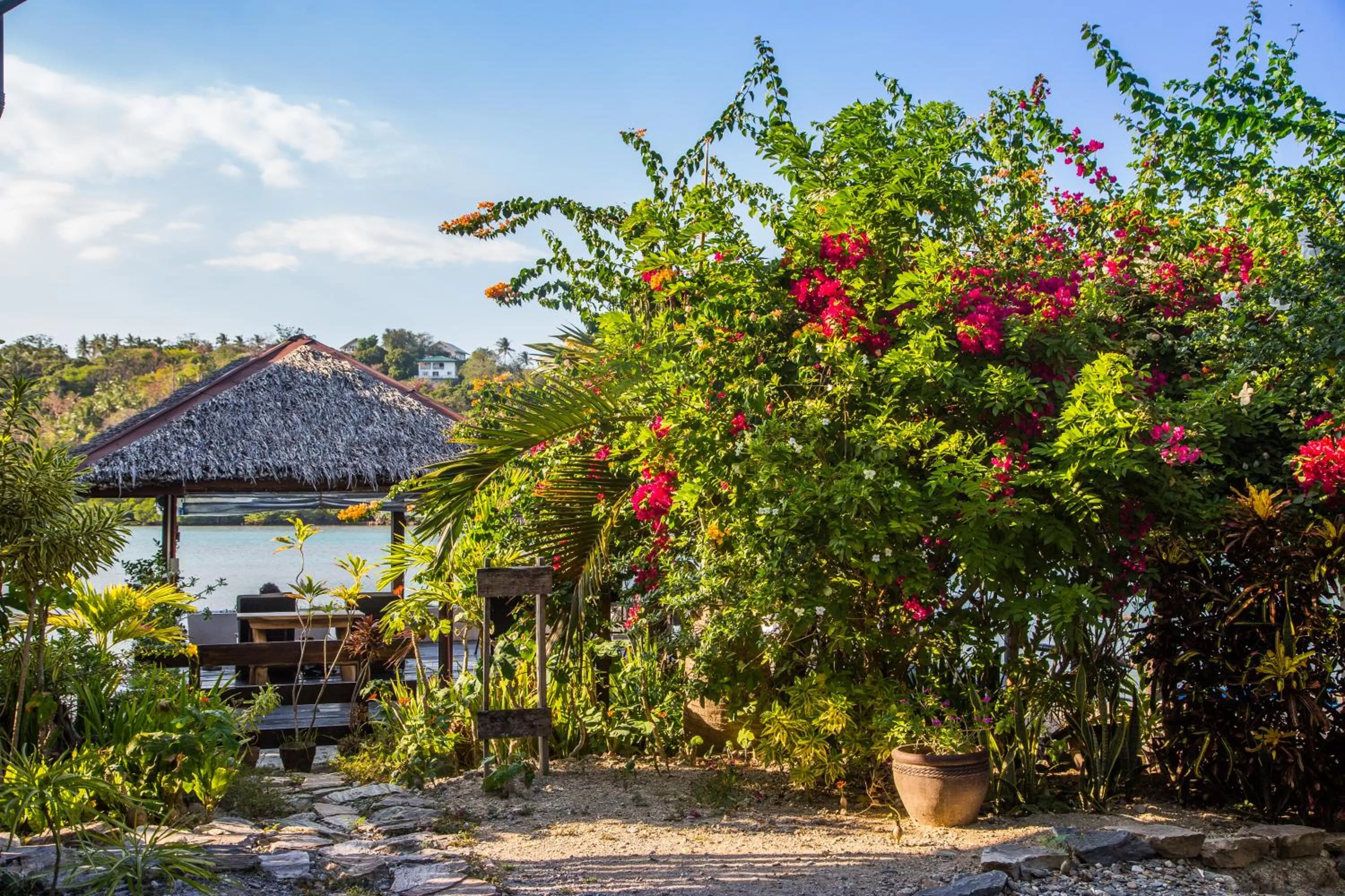 Patio in Edgewater Dive & Spa Resort