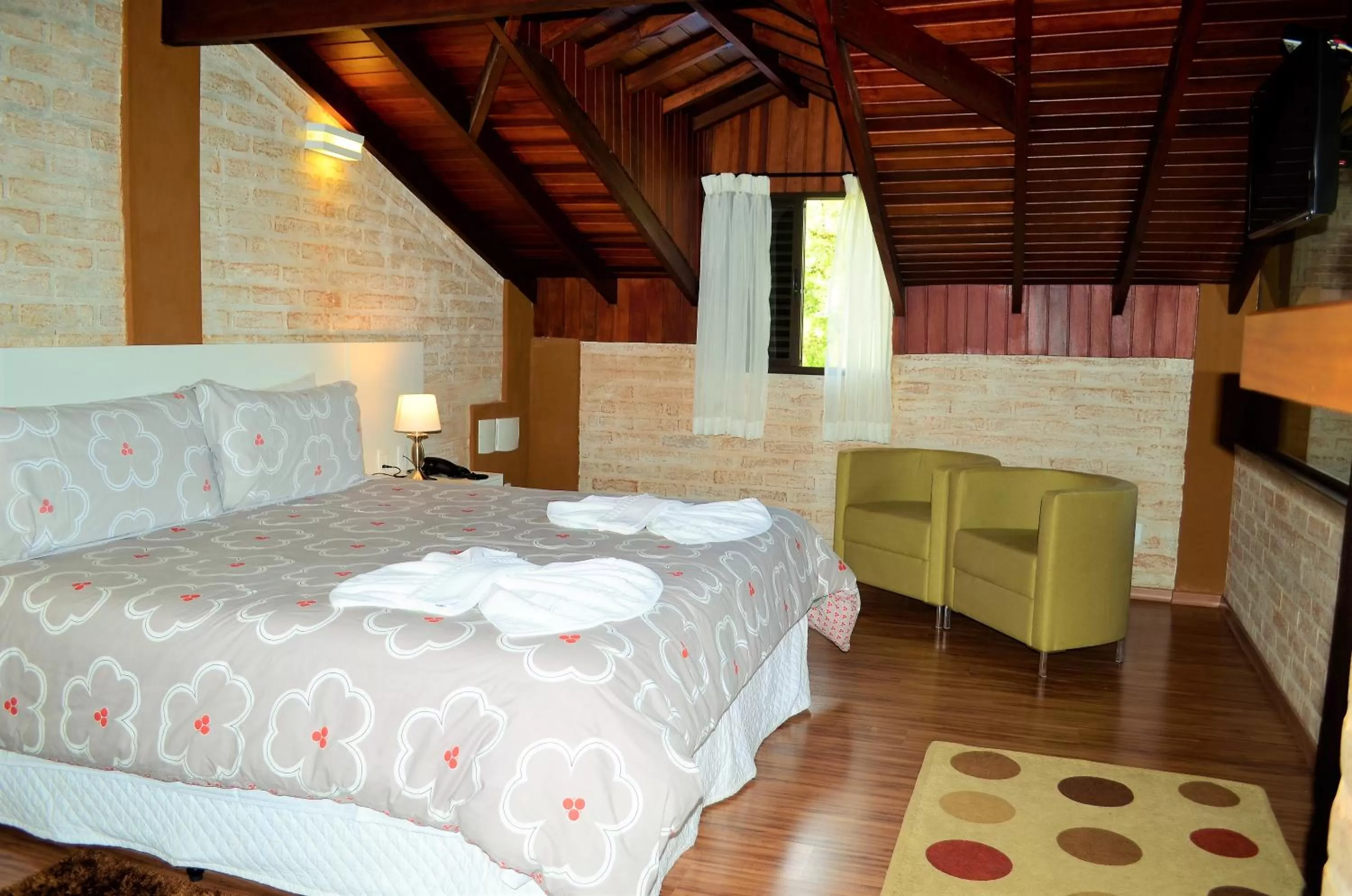 Bed in Pousada Toca Da Coruja