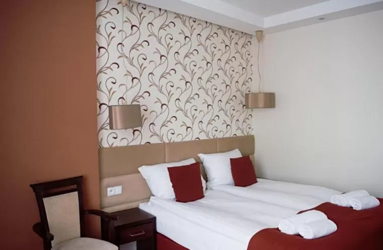 Bed in Hotel Maraton