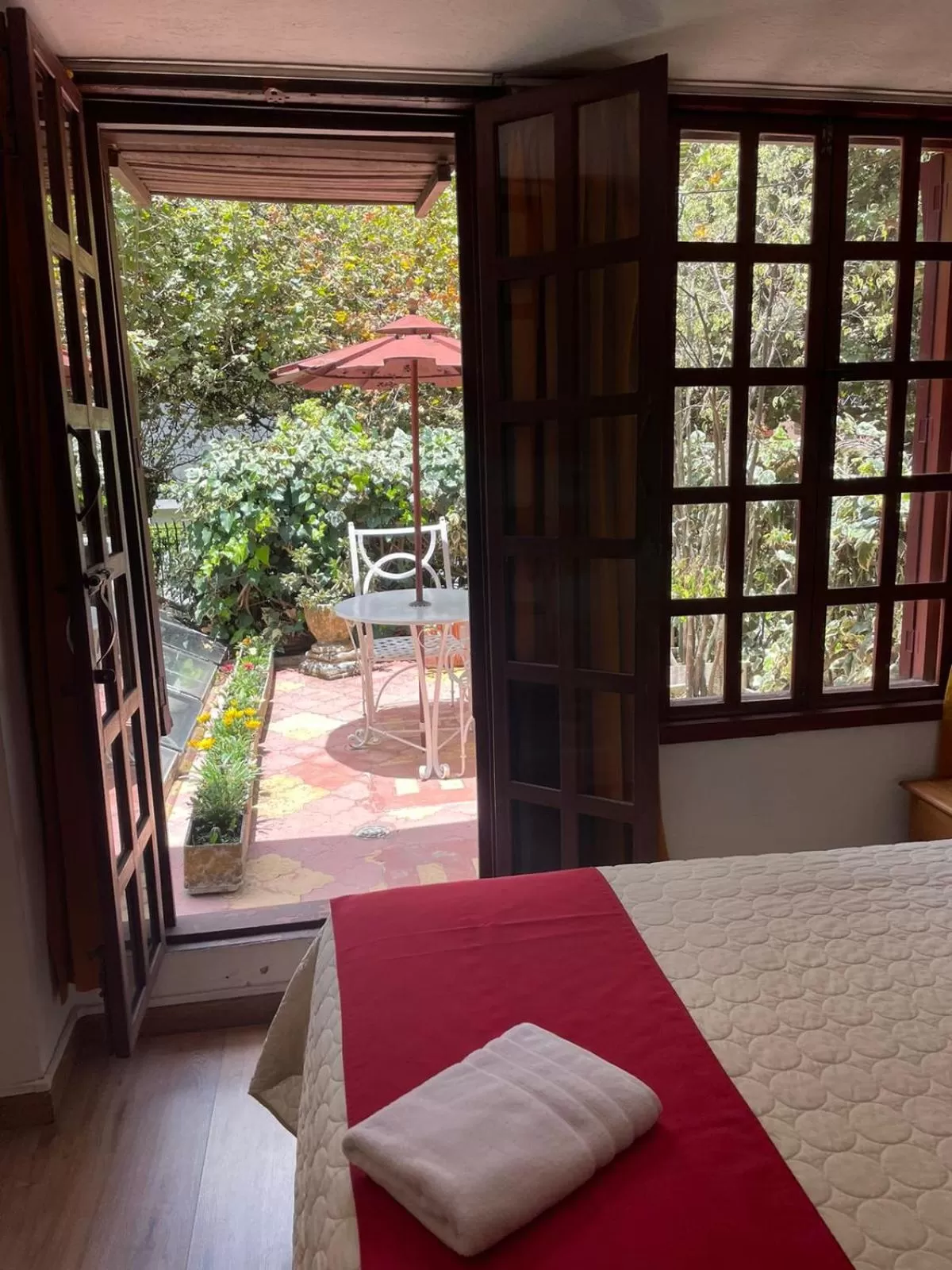 Balcony/Terrace, Bed in Boutique Hotel Antinea