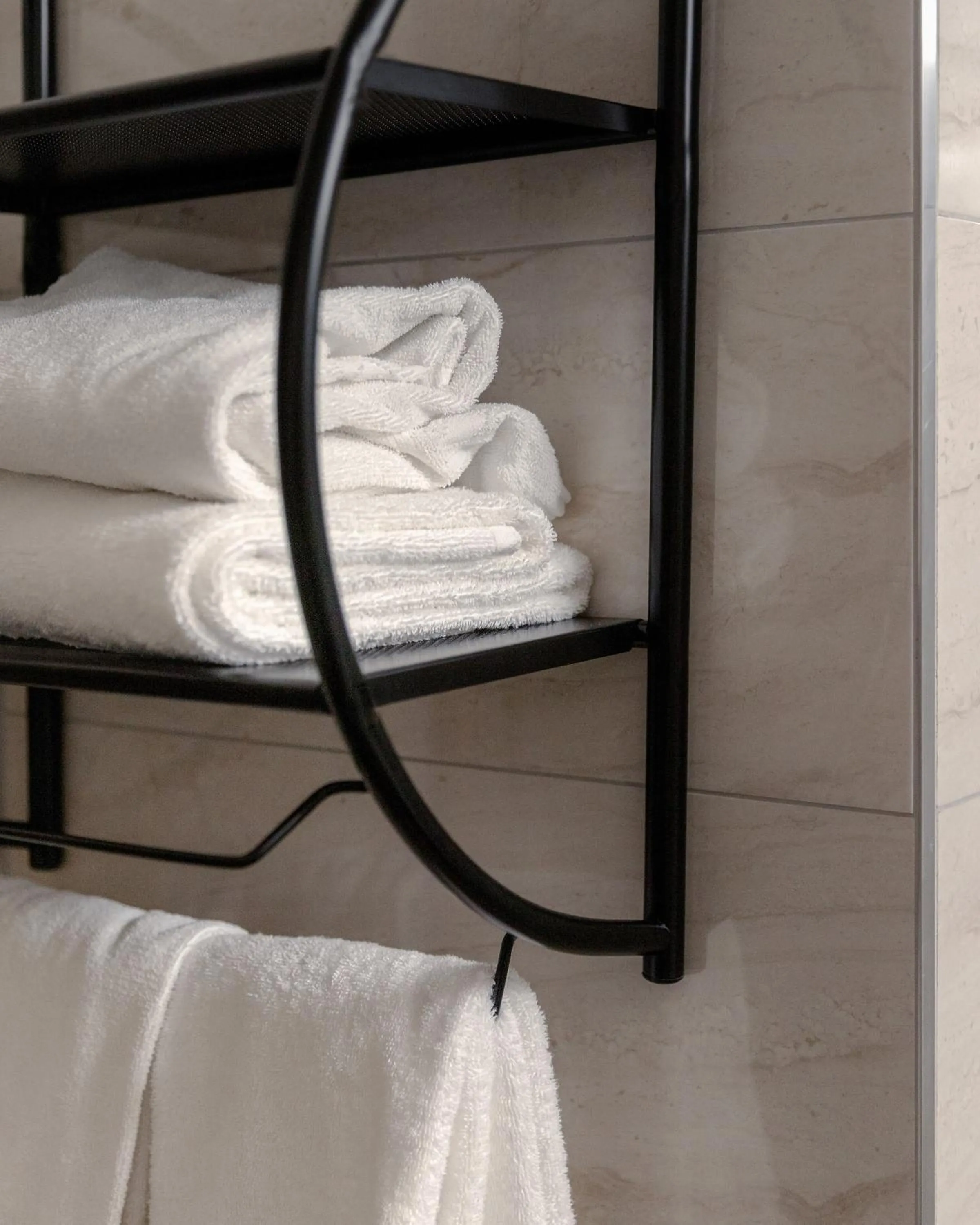 towels, Bed in Hotel Piran