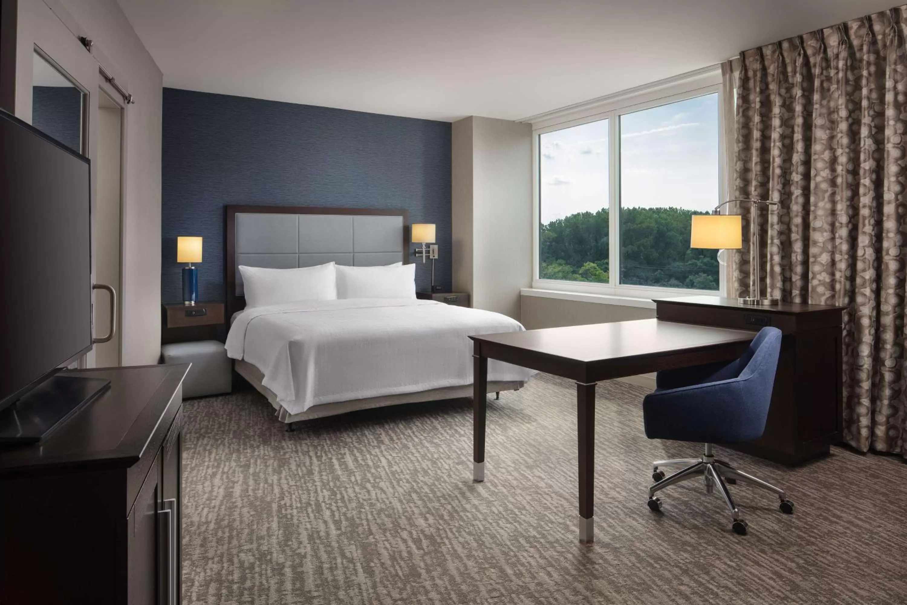 Bedroom, Bed in Homewood Suites By Hilton Teaneck Glenpointe