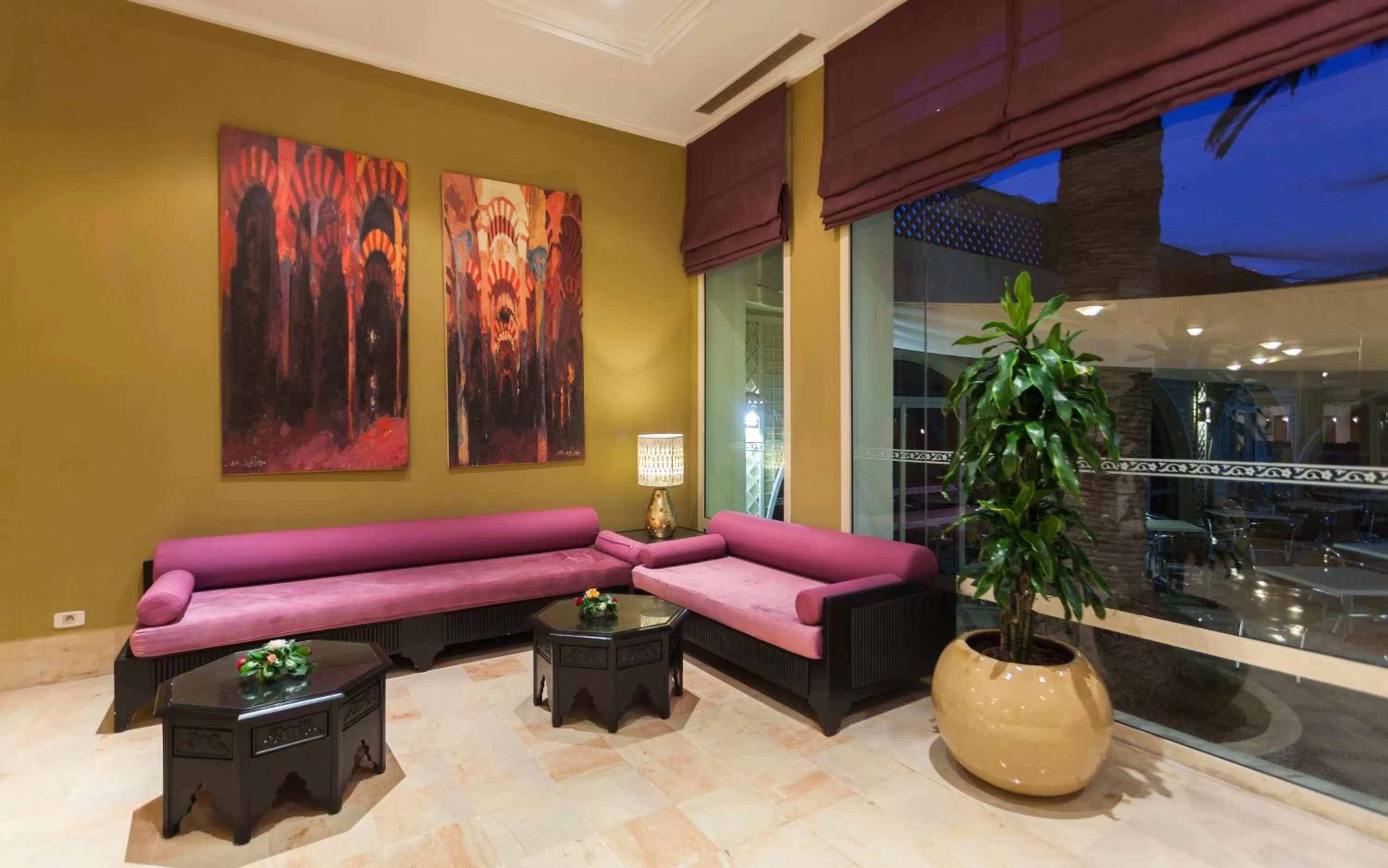Lobby or reception in Hotel Marhaba Club