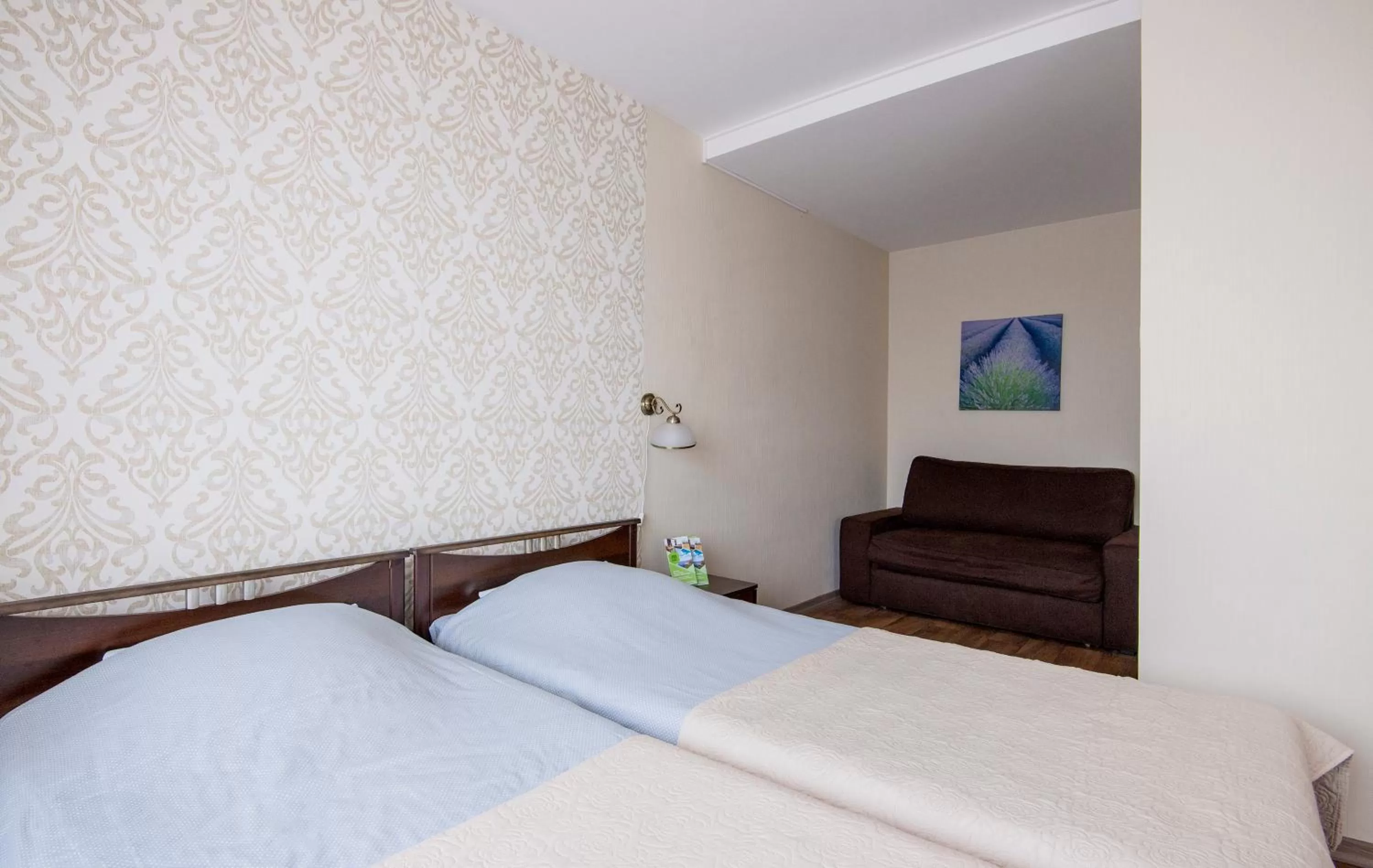 Bed in Hotel Mezaparks