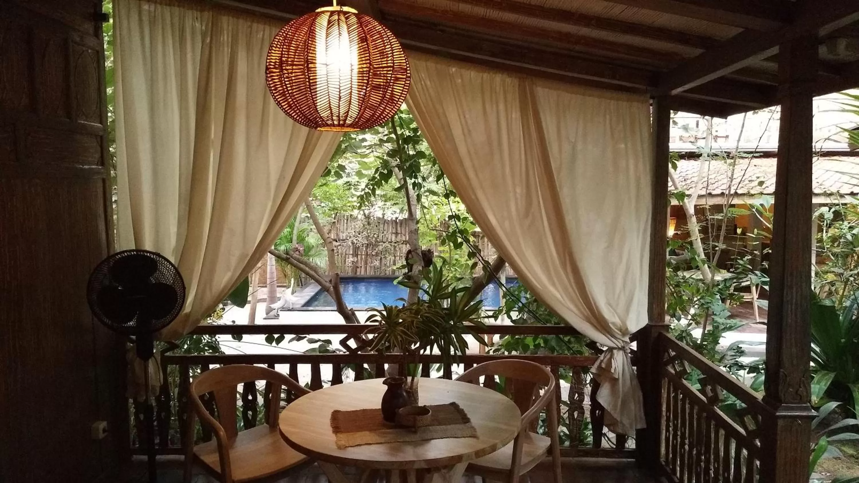 Balcony/Terrace in Villas Light House - Eco-Traditional Joglo