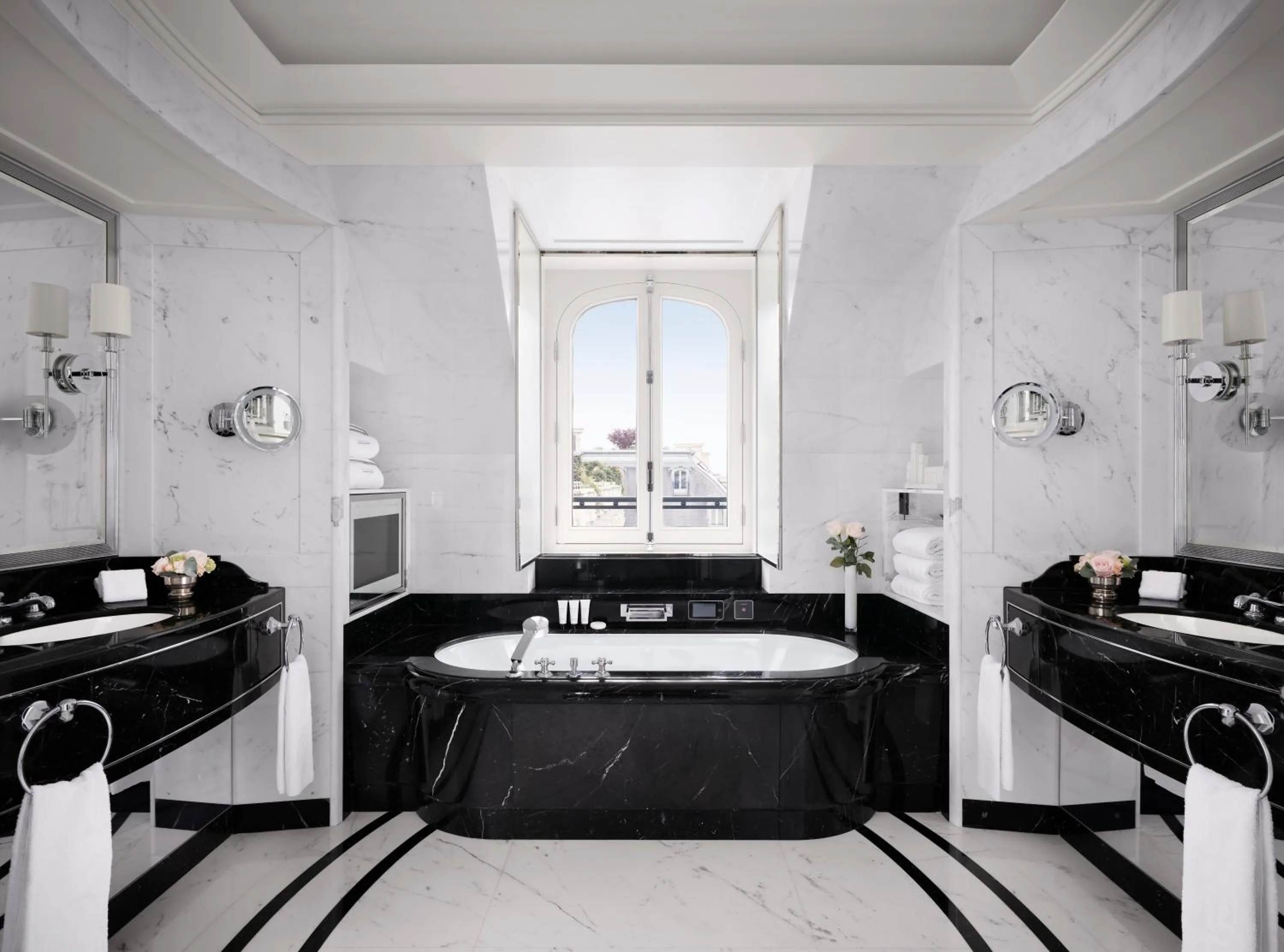 Bathroom in The Peninsula Paris