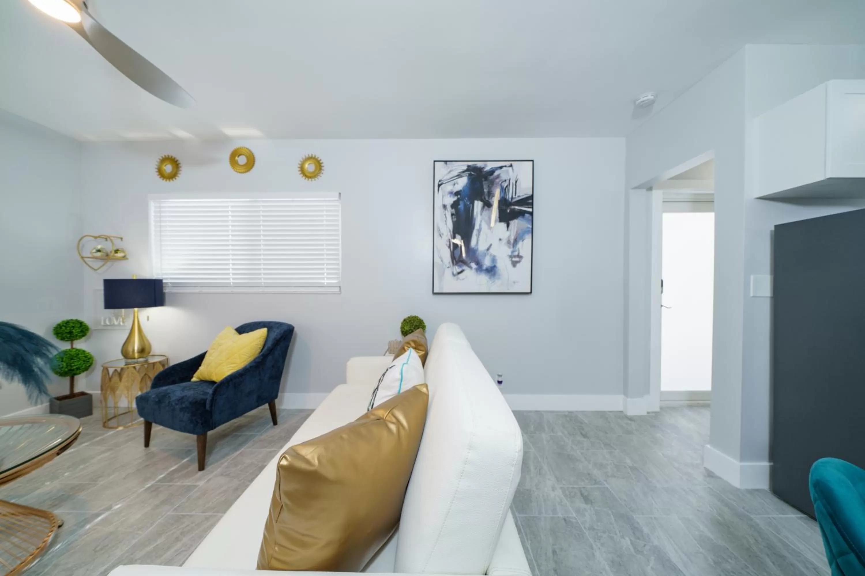 Living room in The Surf Hollywood Beach