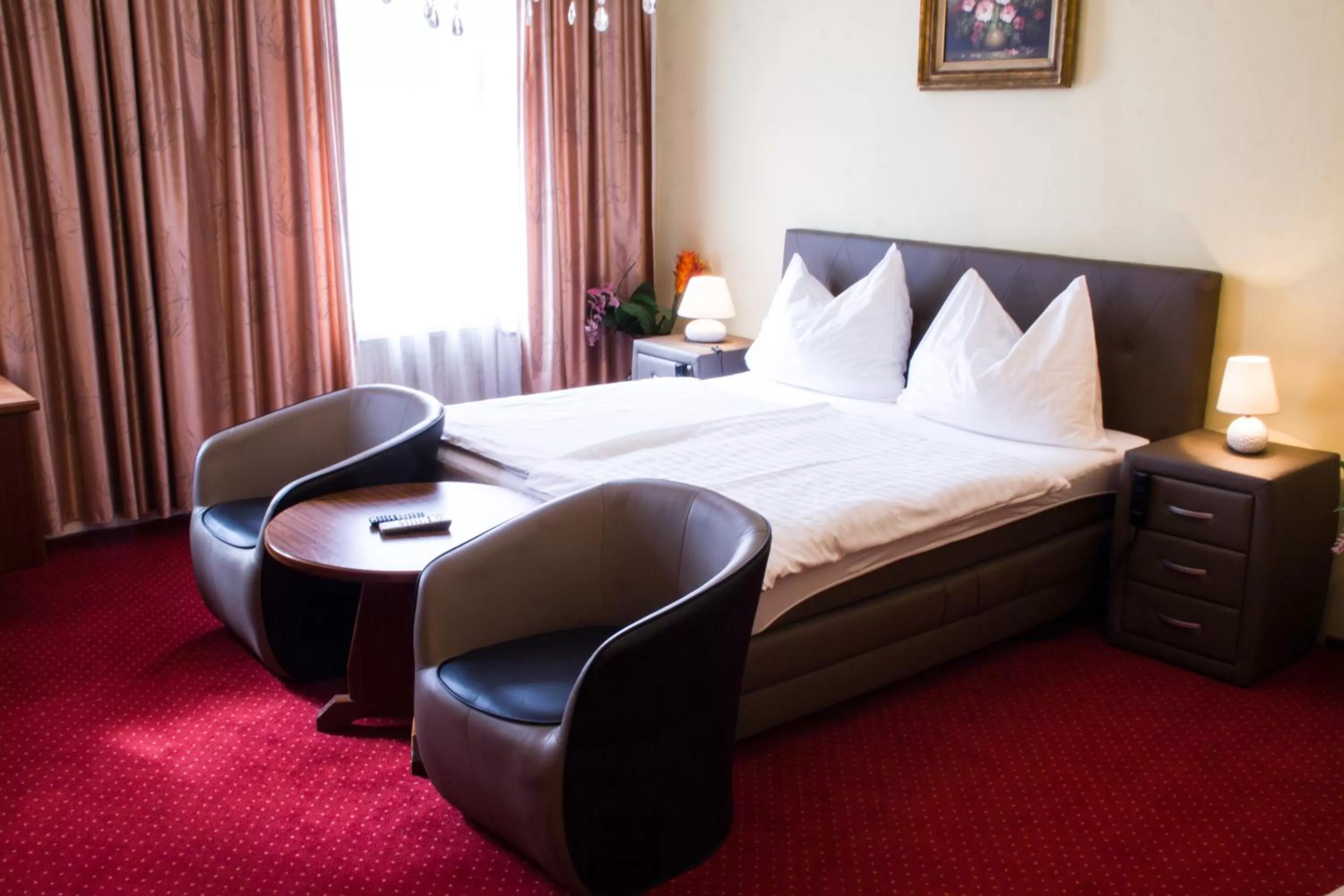 Bed in Hotel Alter Telegraf