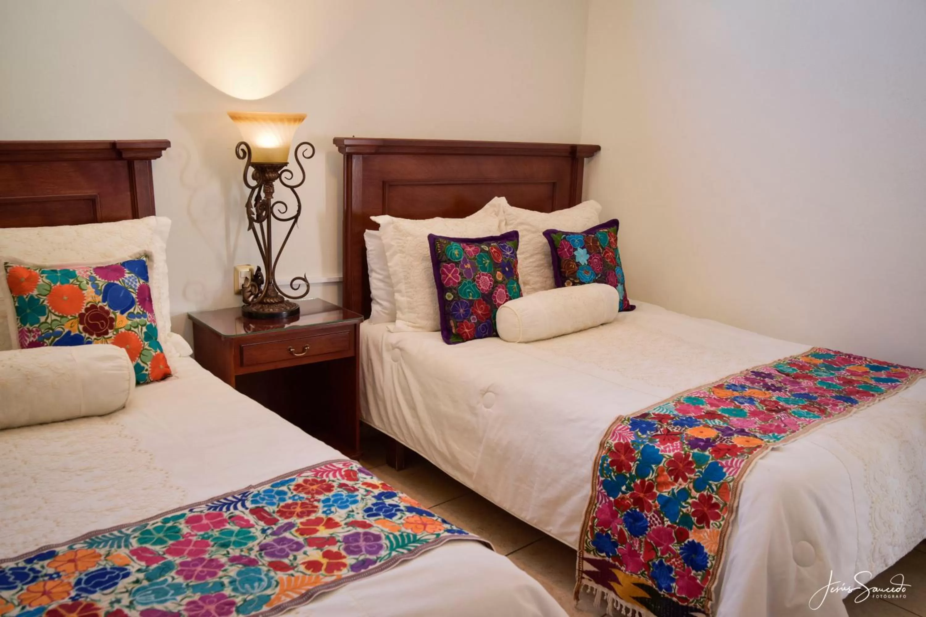 Bed in Del Centro Hotel Bernal