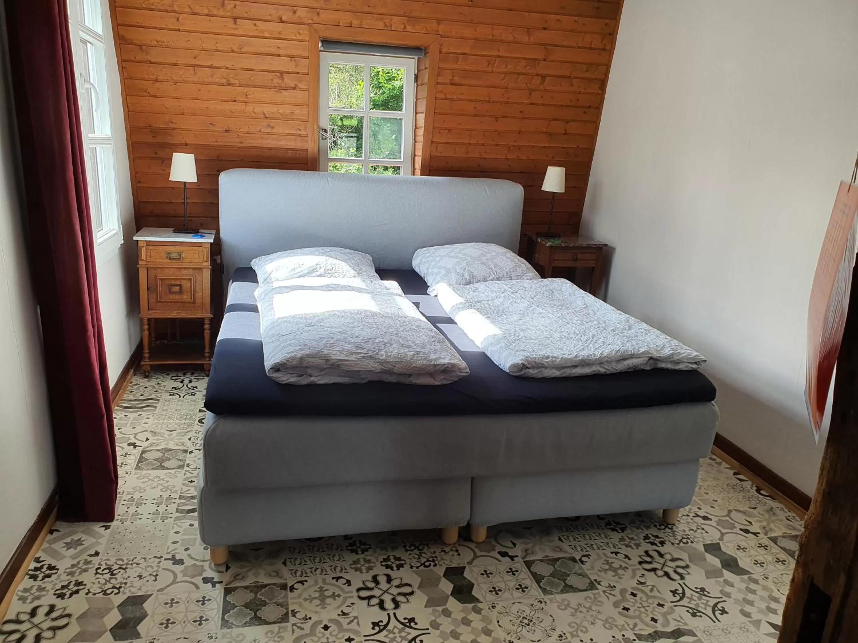 Bedroom, Bed in Haus Stehlings