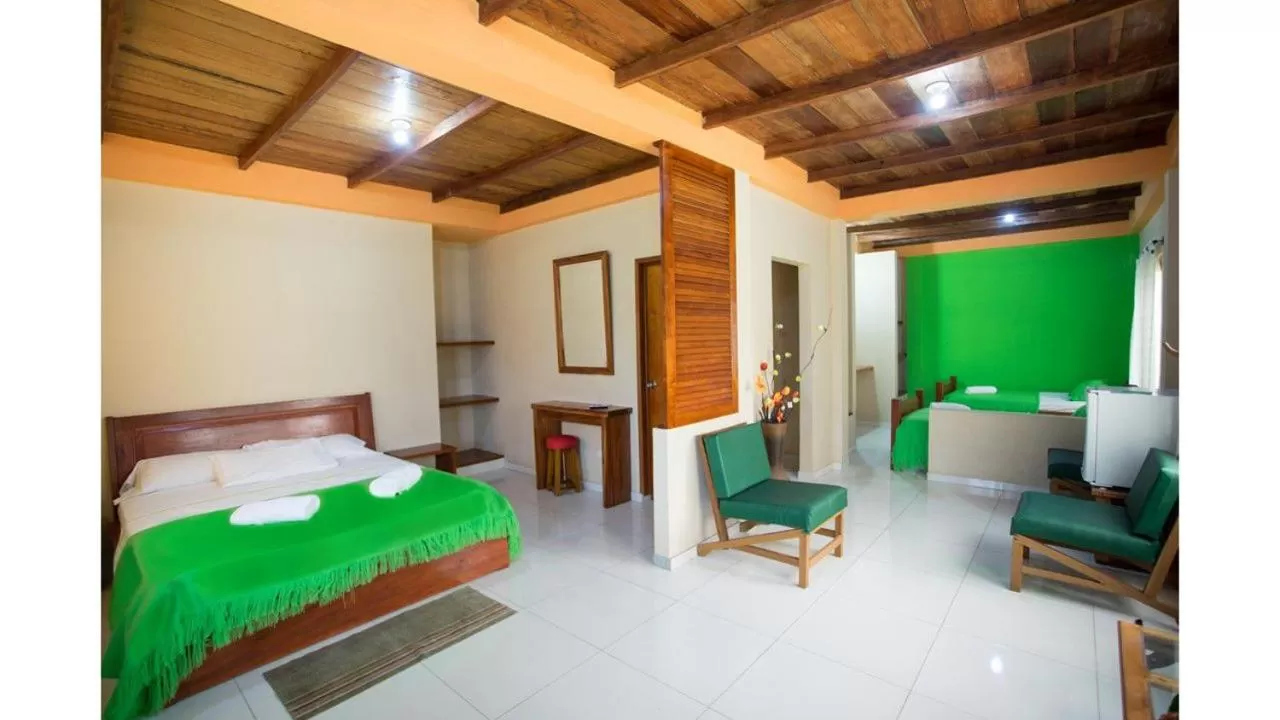 Bed in Cabañas Yakuruna