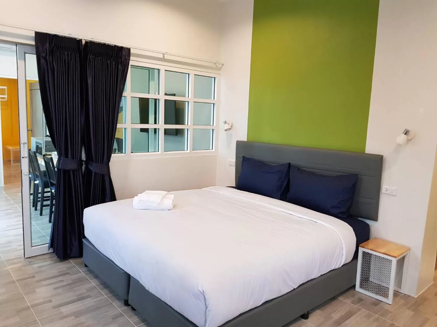 Bed in The Cube Resort