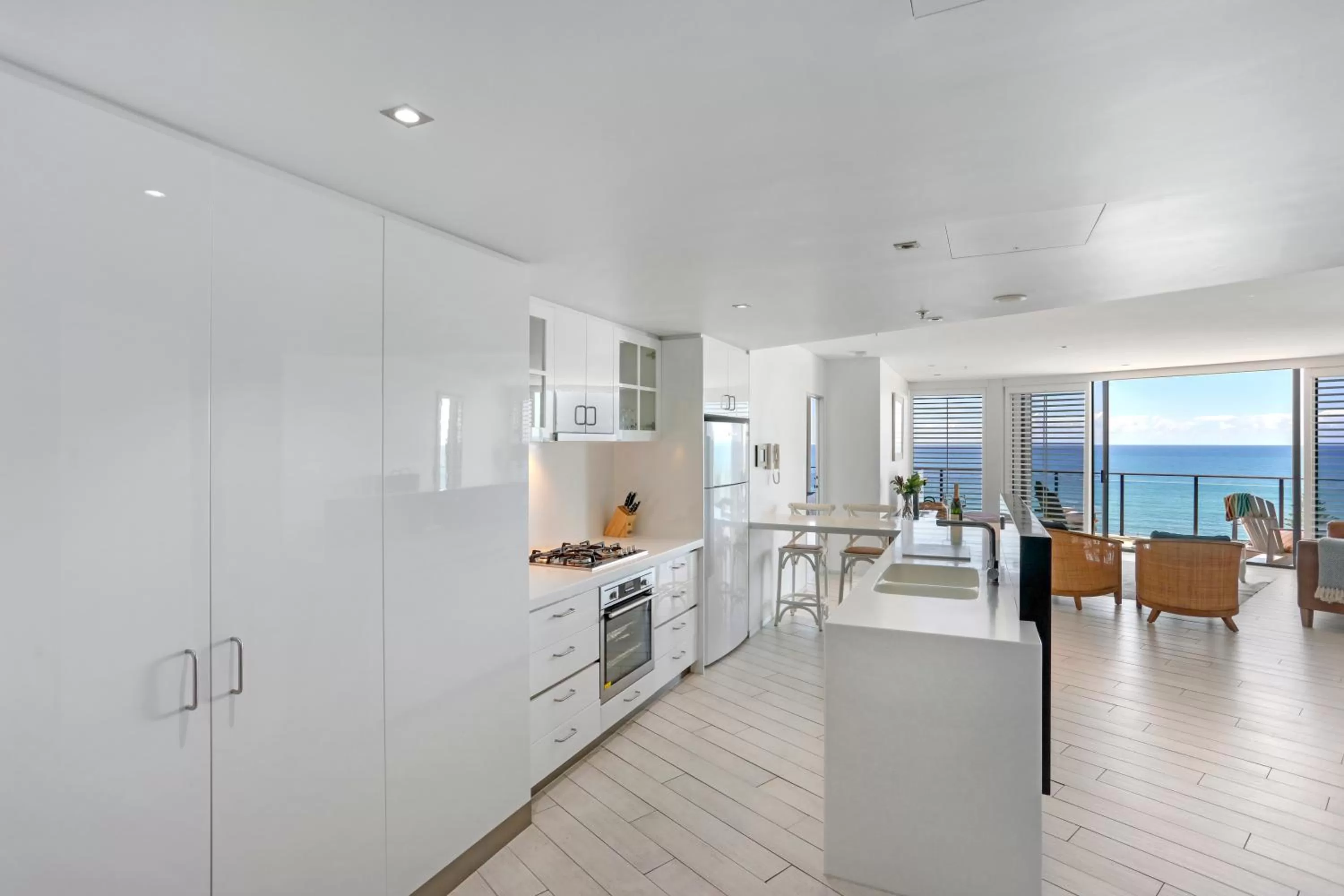 Kitchen or kitchenette in Ambience on Burleigh Beach