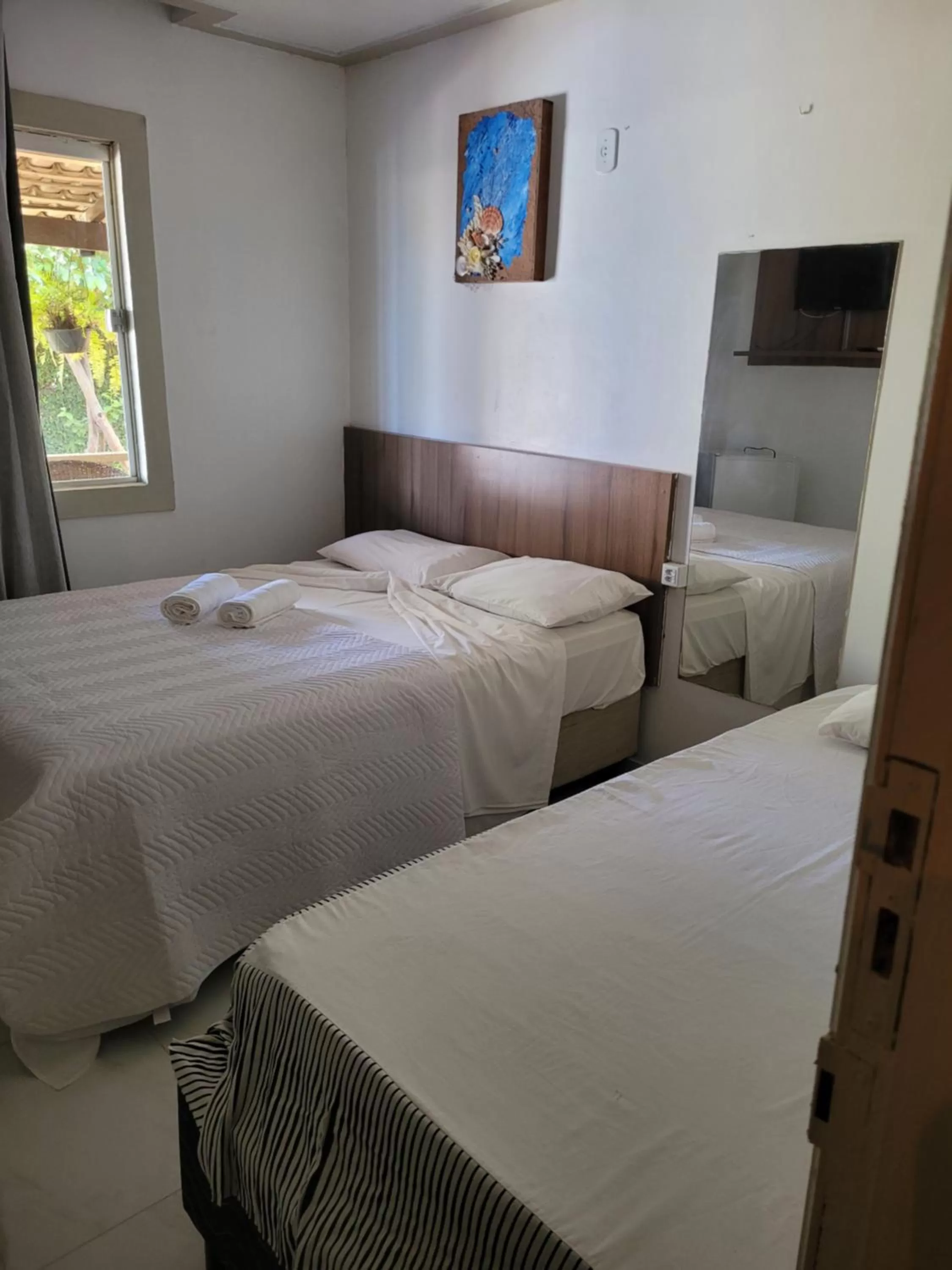 Bed in Pousada Recanto do Sal