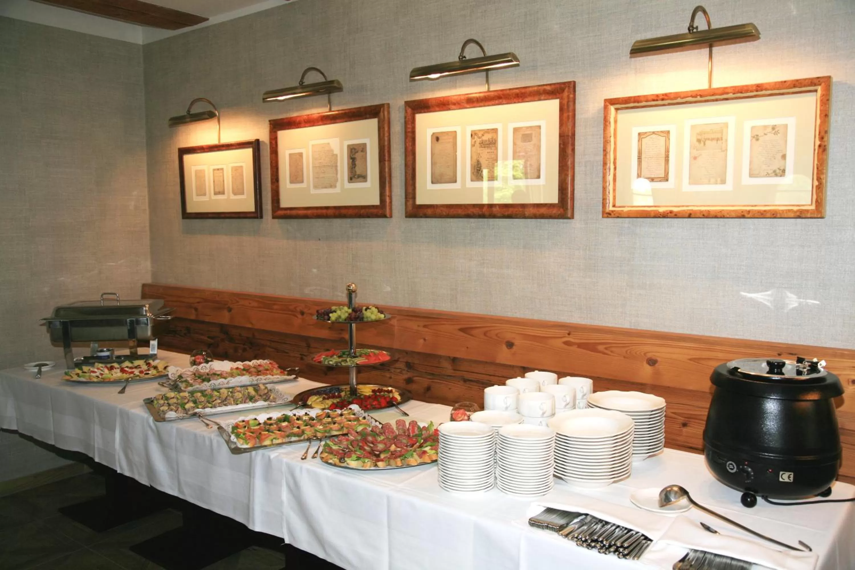 Food and drinks in Hotel Alter Kornspeicher