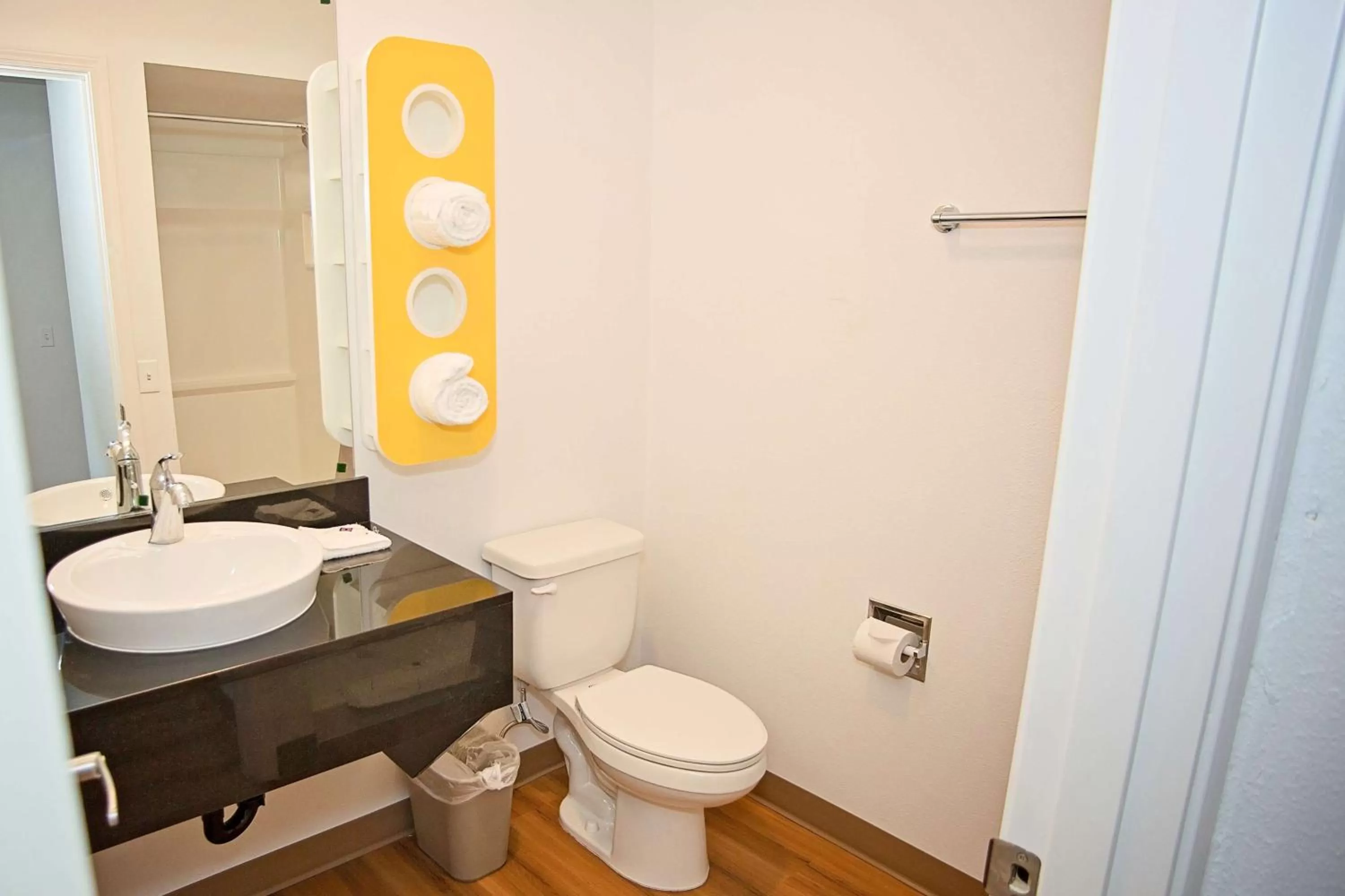 Bathroom in Motel 6-Crescent City, CA