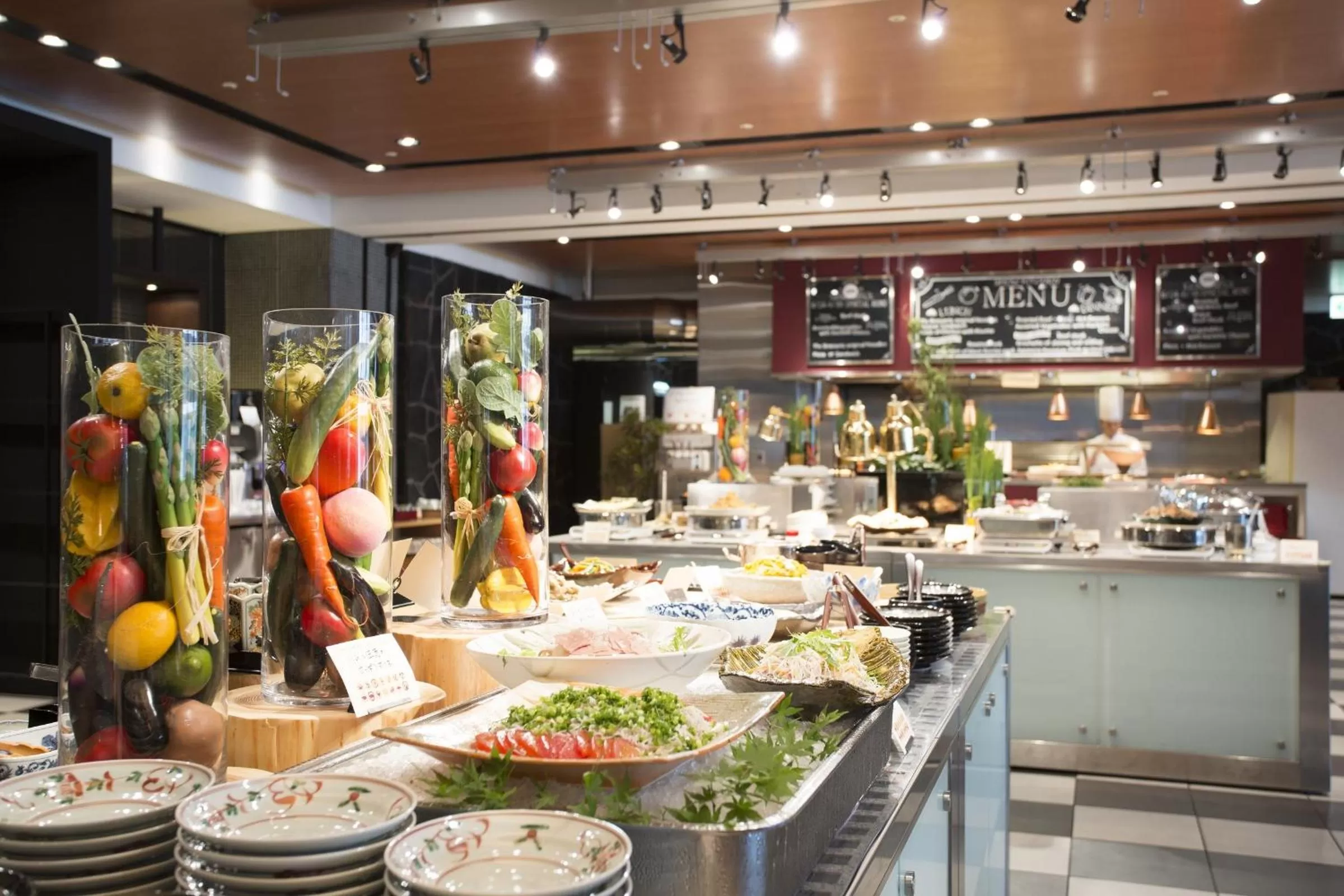 Restaurant/places to eat in Hotel Nikko Kansai Airport - 3 mins walk to the airport