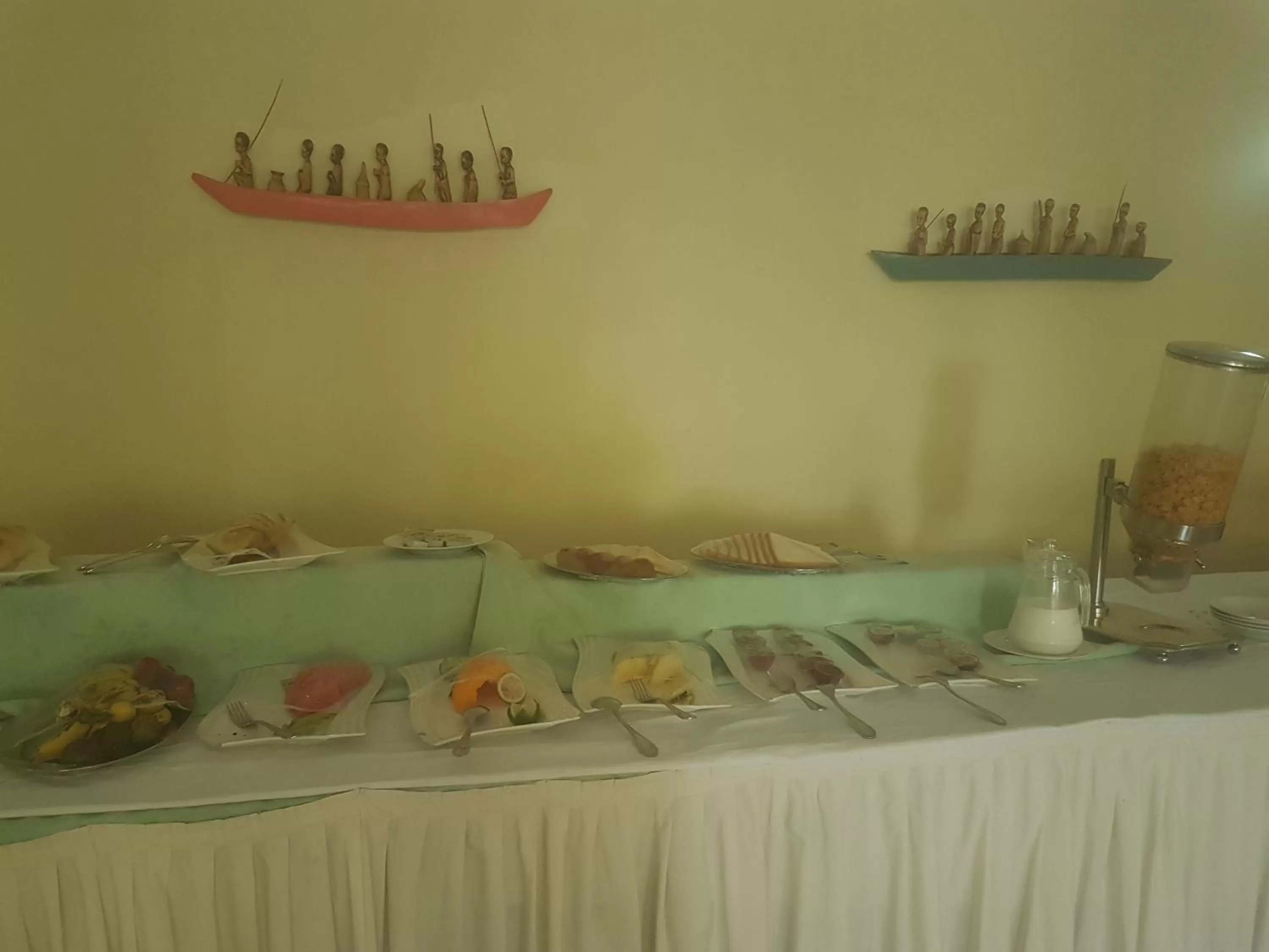 Buffet breakfast, Food in Gorillas Lake Kivu Hotel