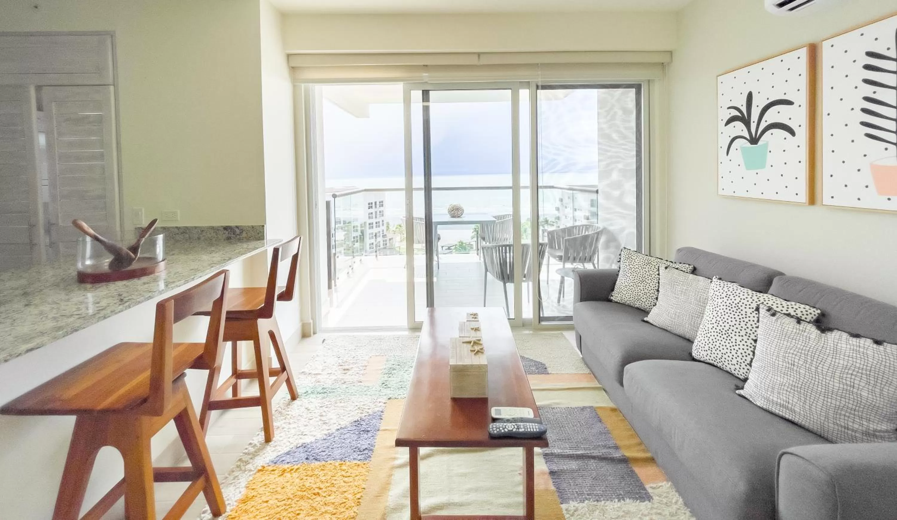 Seating Area in Playa Caracol Residences