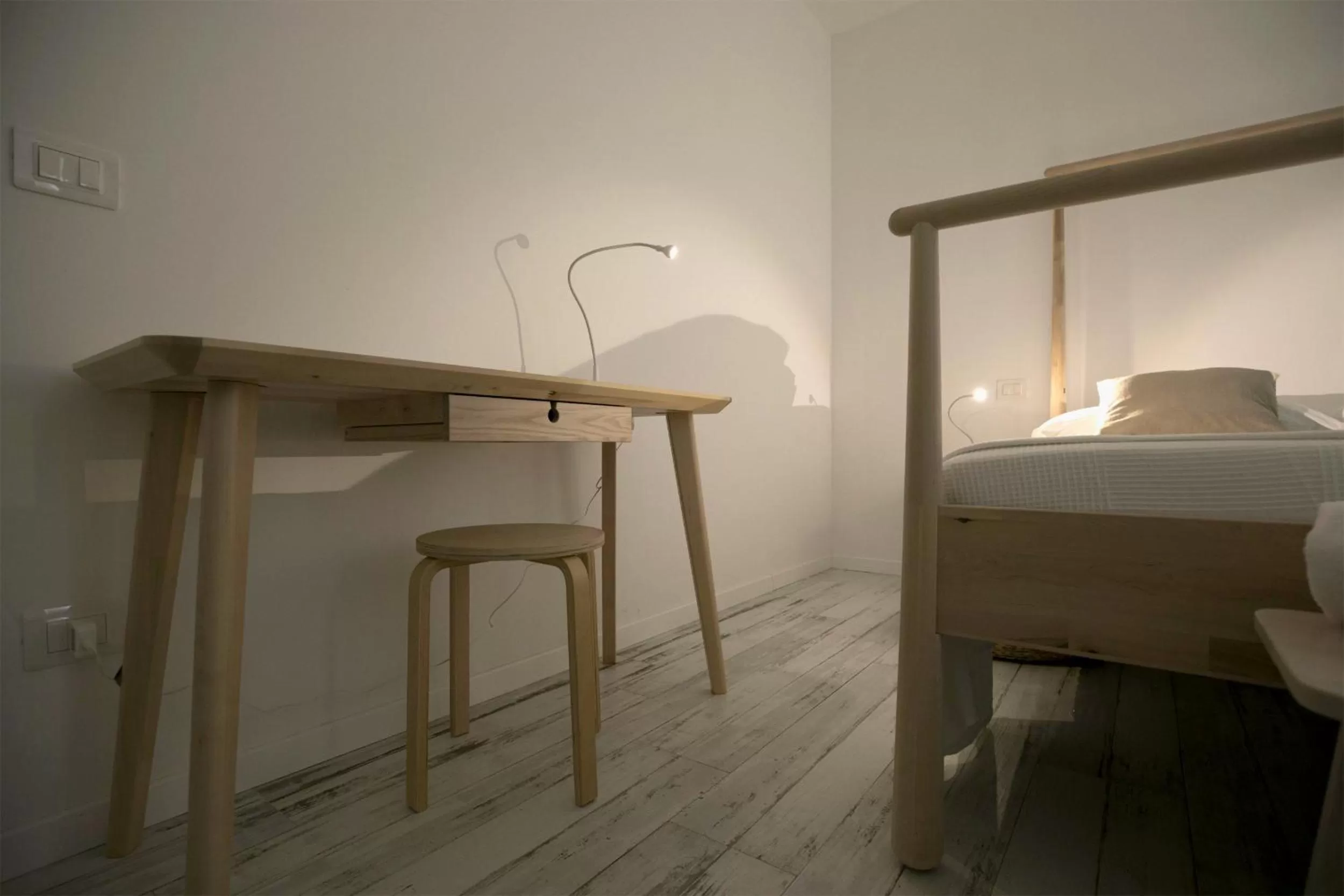 Seating area, Bed in Camarò Favignana