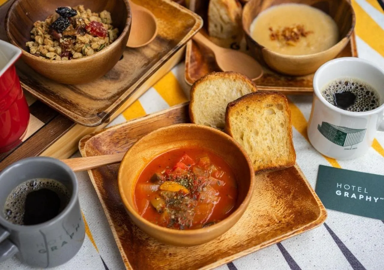 Food in Hotel Graphy Nezu