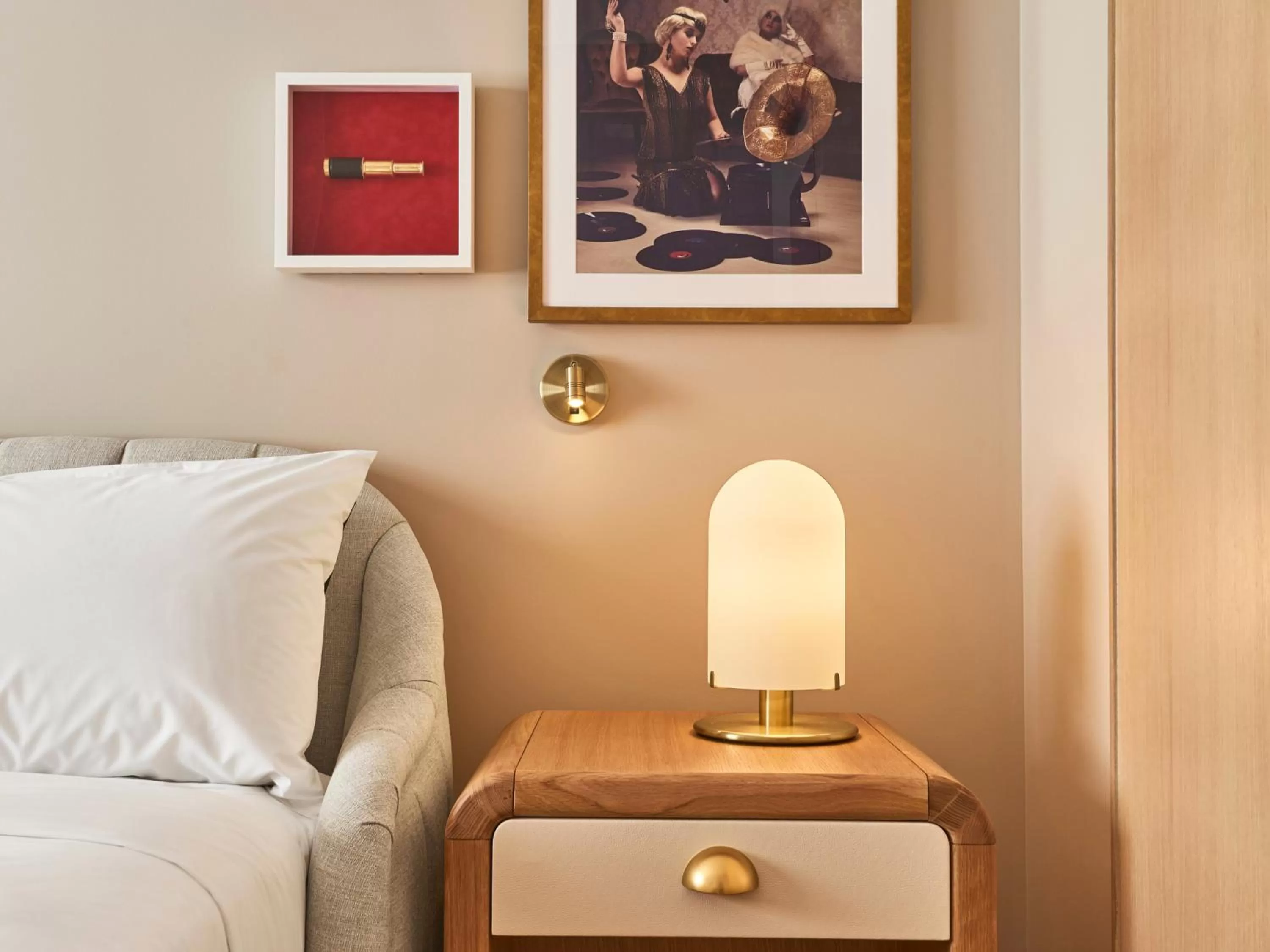 Bed in Virgin Hotels Dallas