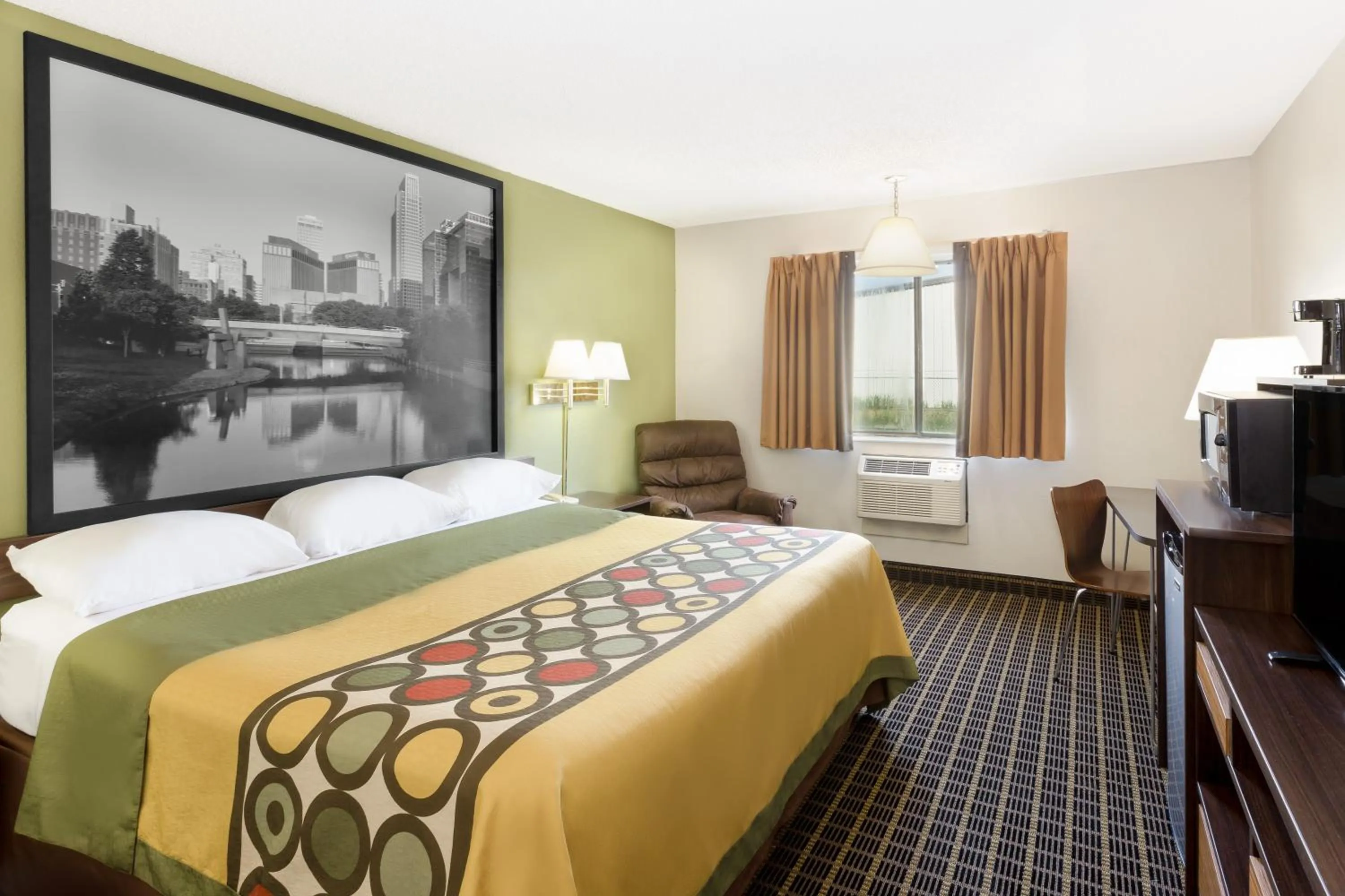 Bed in Super 8 by Wyndham Norfolk