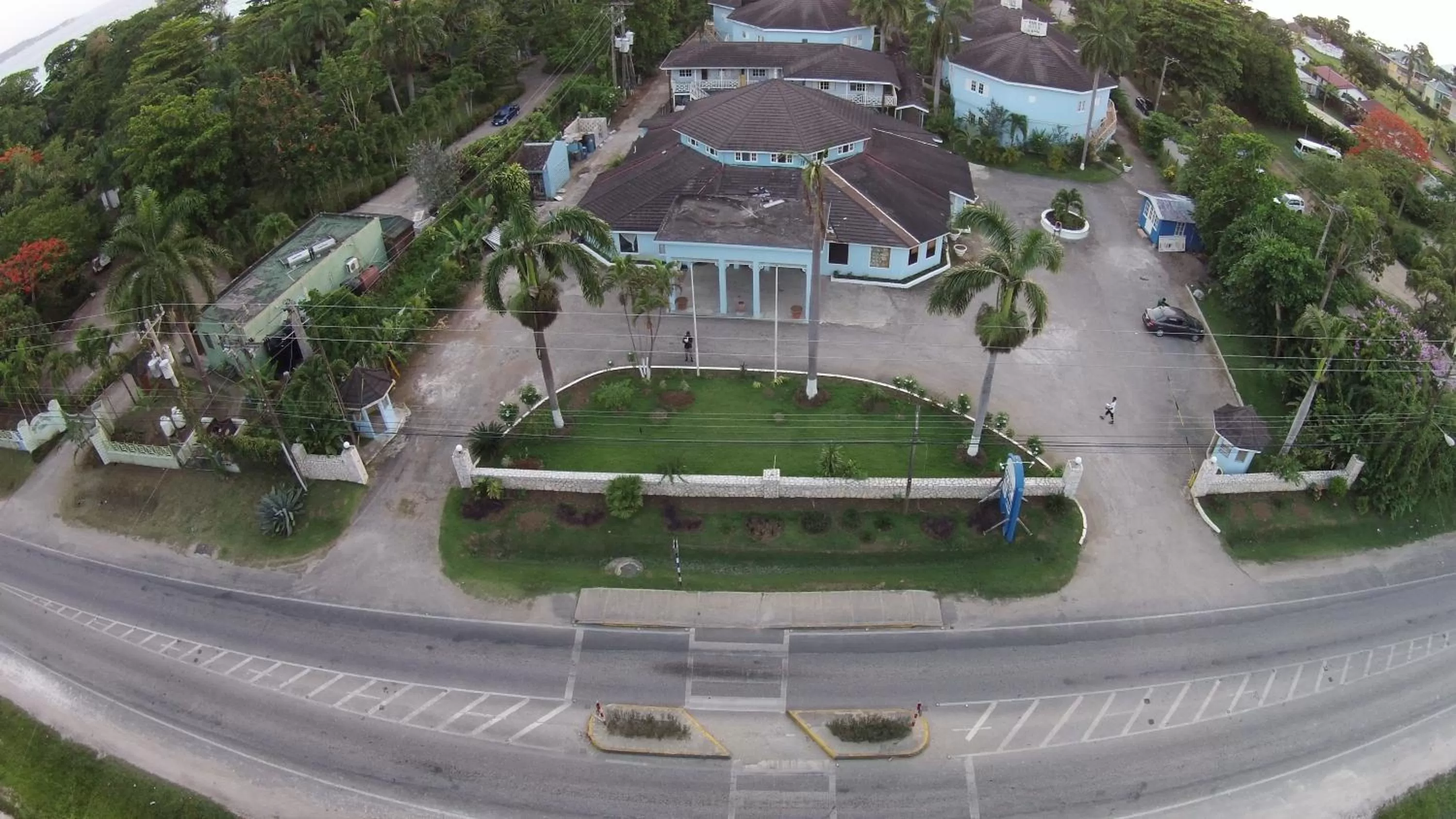 Bird's eye view in Beachcomber Club Resort