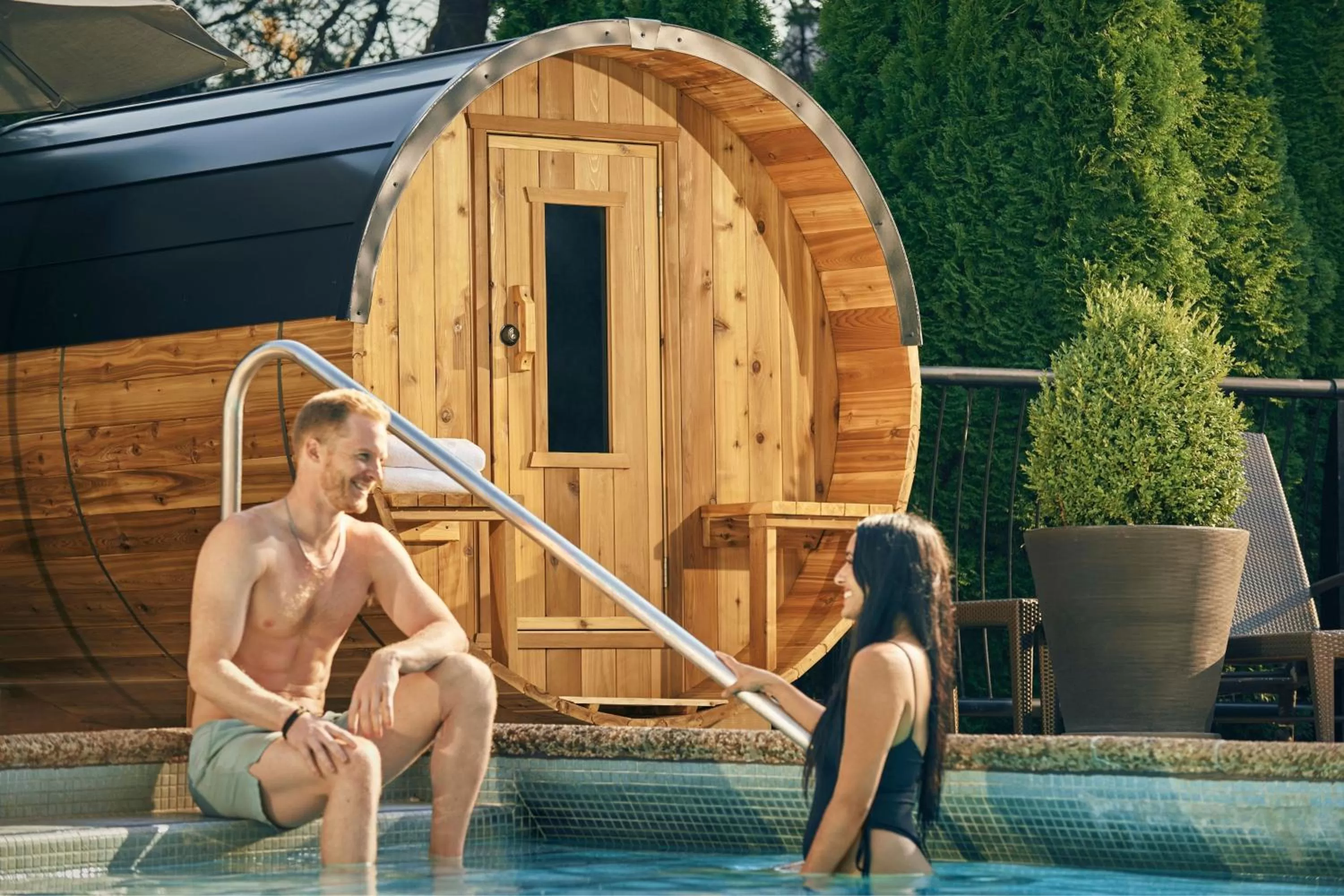 Swimming pool in The Westin Bayshore, Vancouver