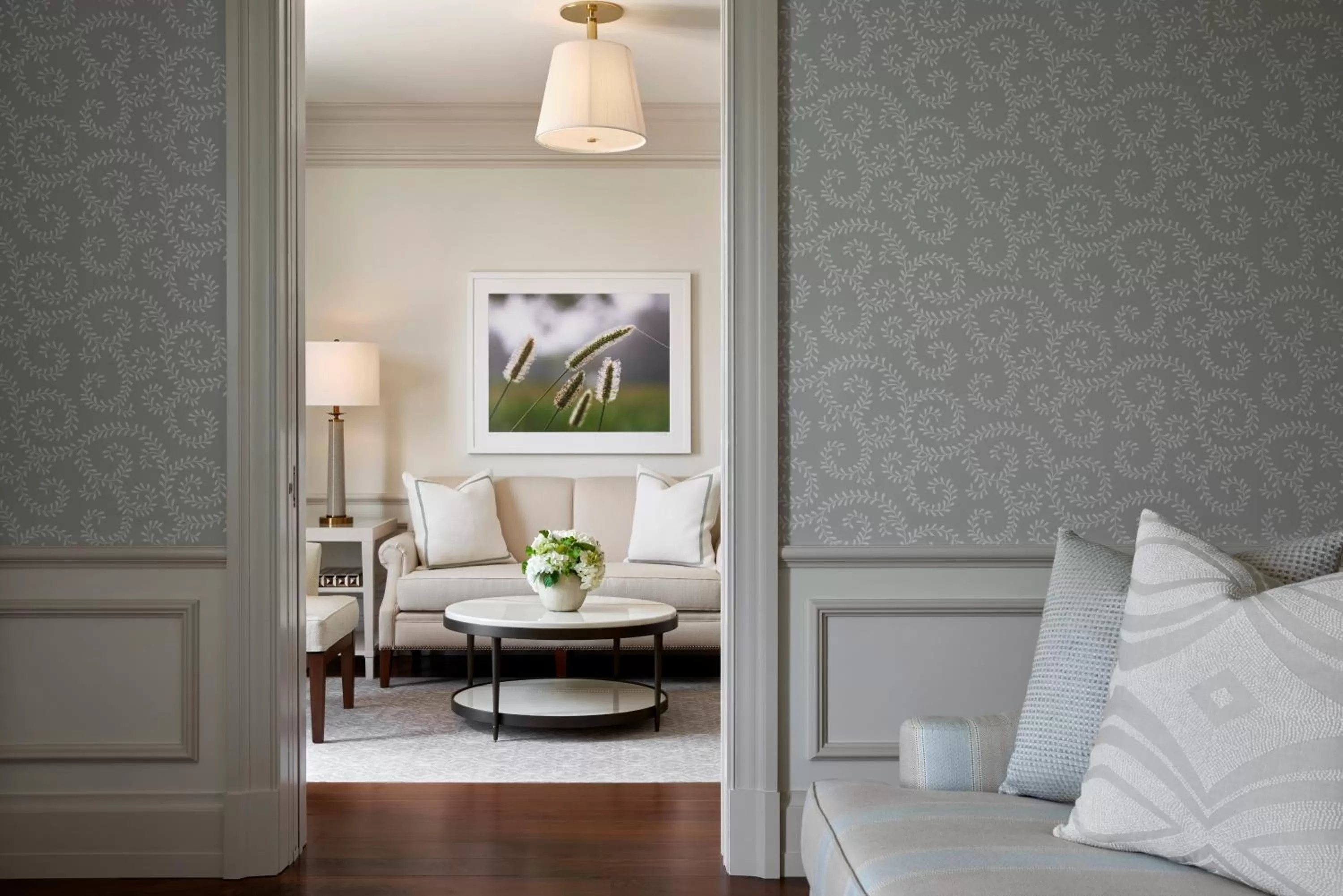 Seating area in Keswick Hall