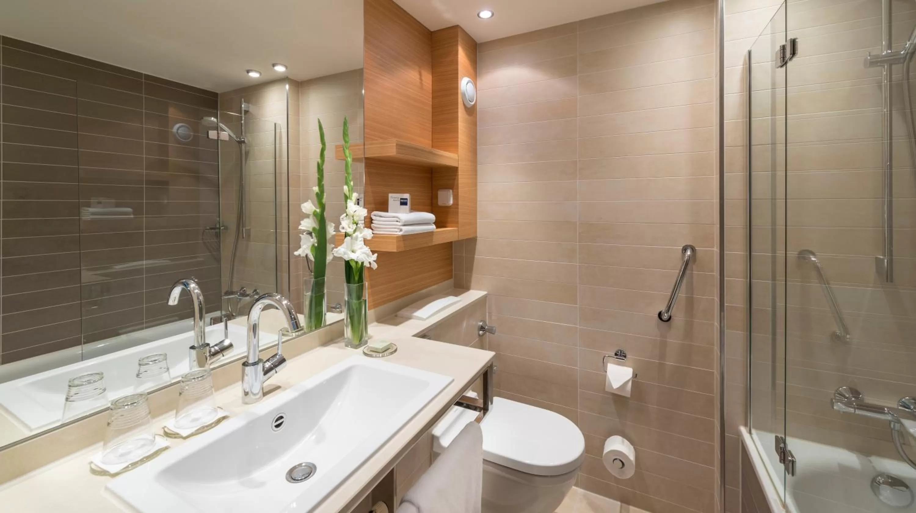 Shower in Dorint Thermenhotel Freiburg