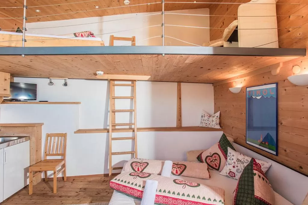 Hocheckhuette On Top of the Kitzbuehel Hahnenkamm Mountain