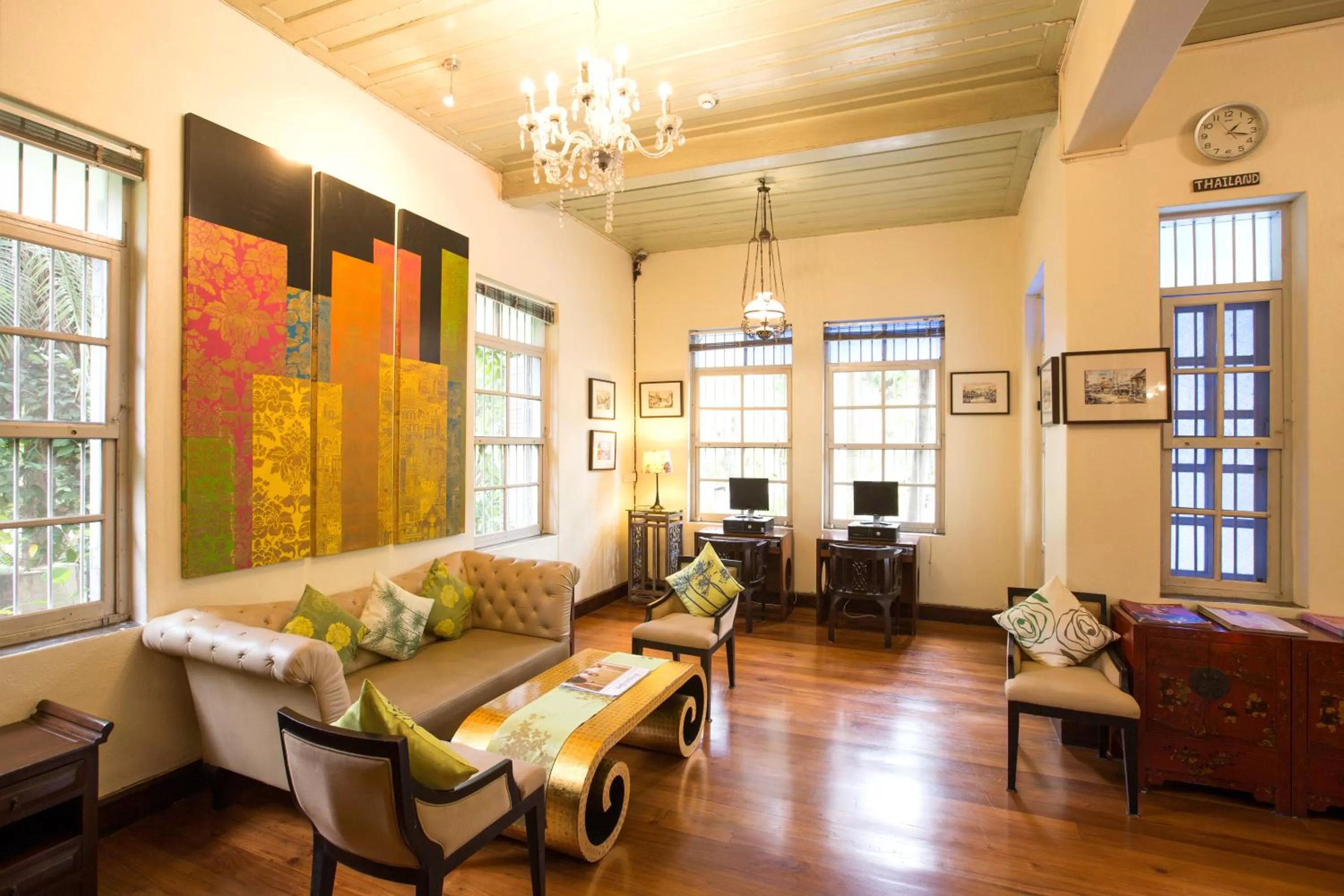 Seating area in Eco Resort Chiang Mai