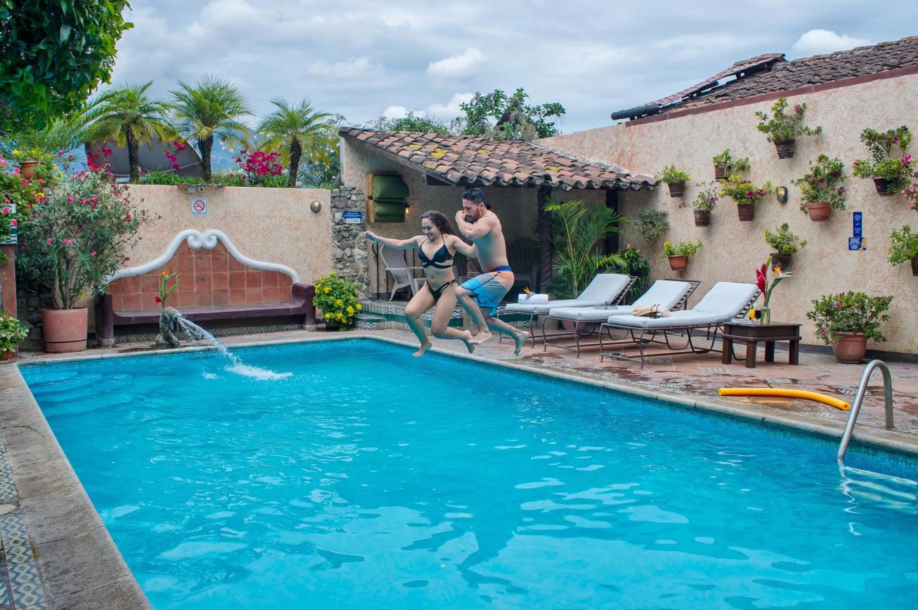 Pool view in Hotel Casa del Parque by AHS