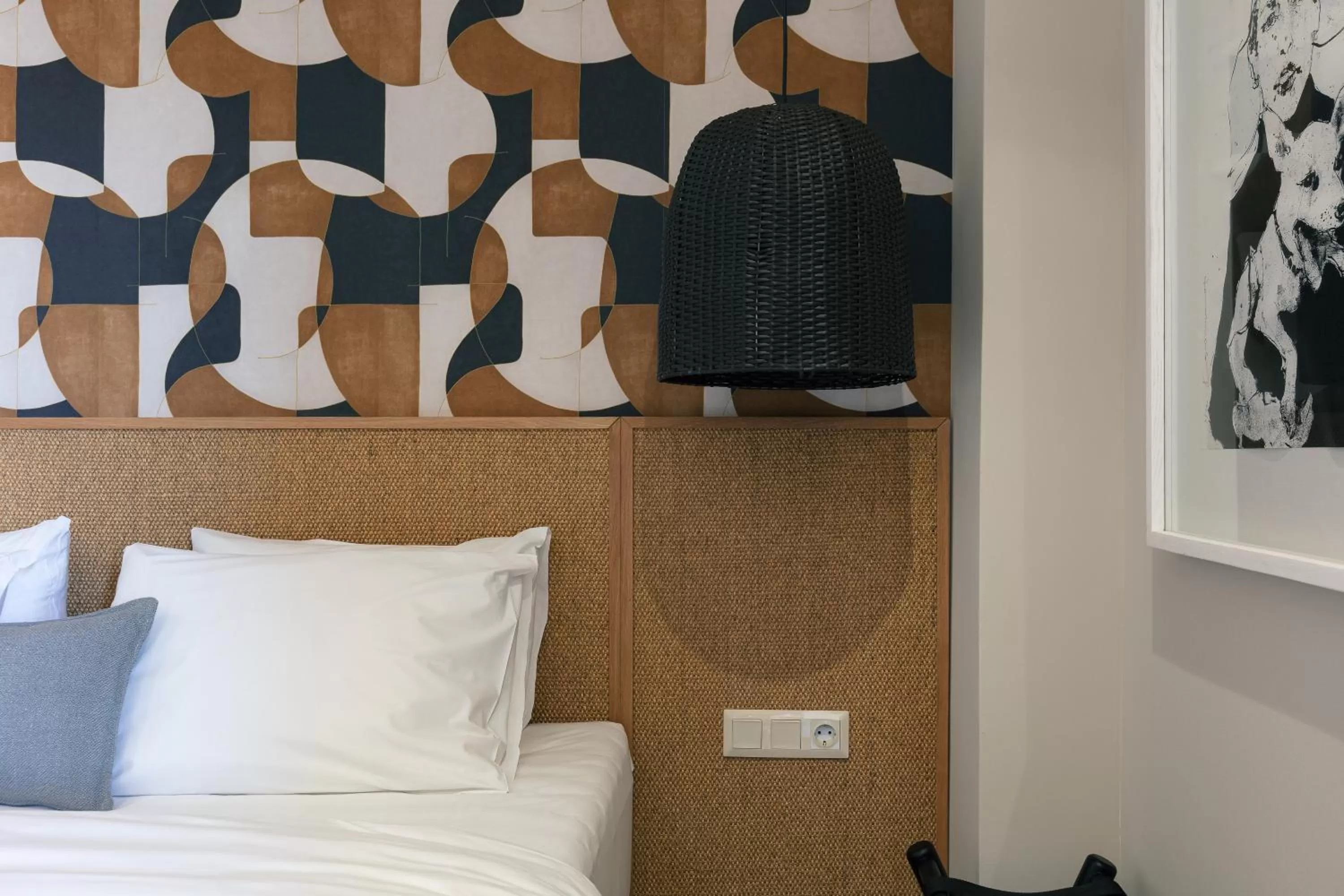 Decorative detail, Bed in Chapter 02 Gallery Suites - ex GD Gallery Suites