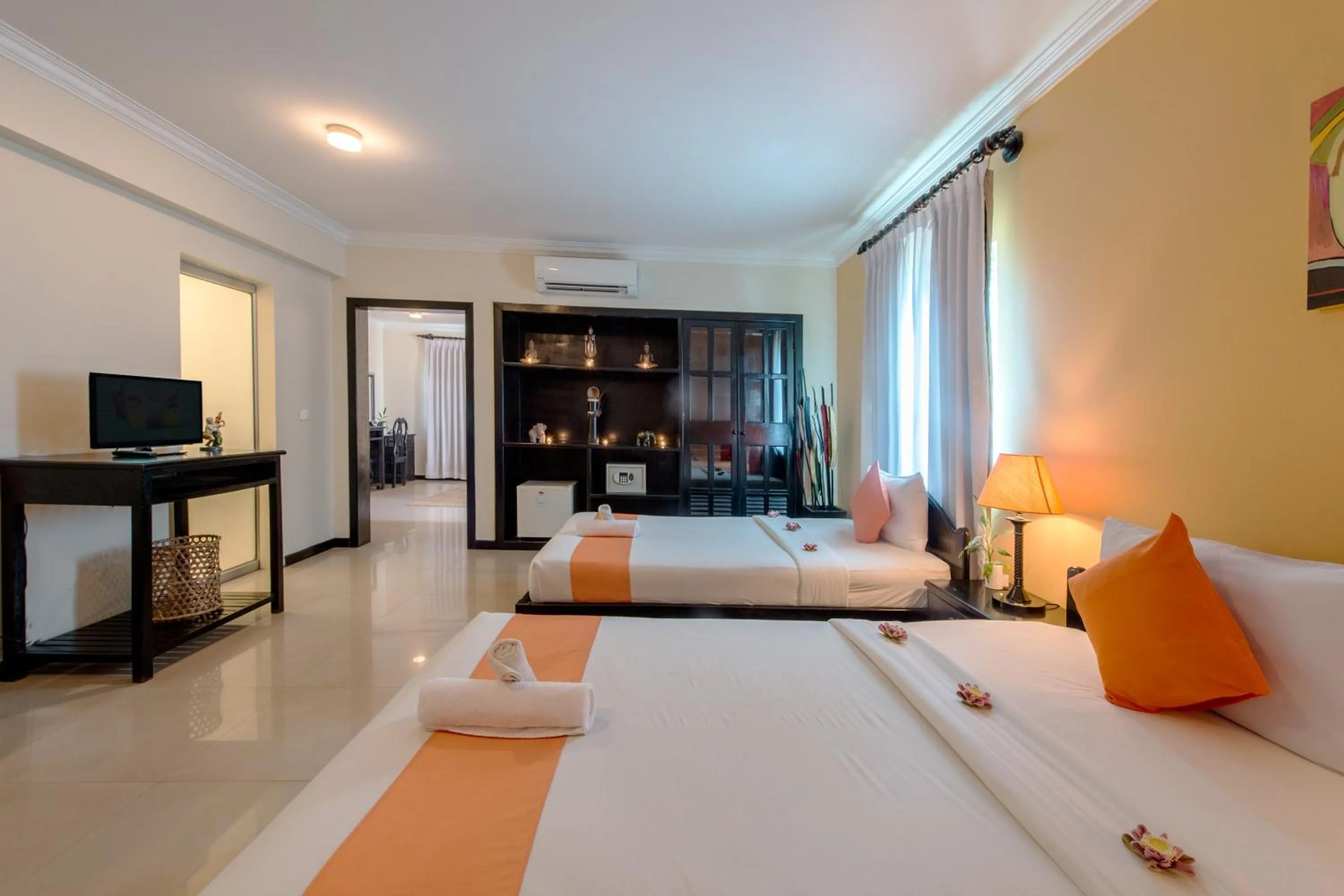 Photo of the whole room, Bed in Angkor Panoramic Boutique Hotel