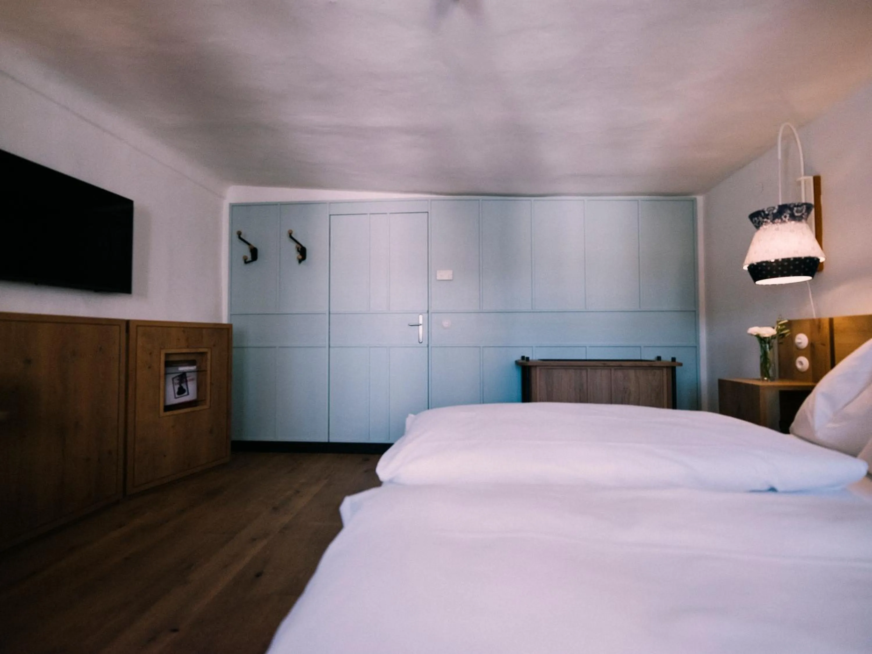 Bed in artHotel Blaue Gans