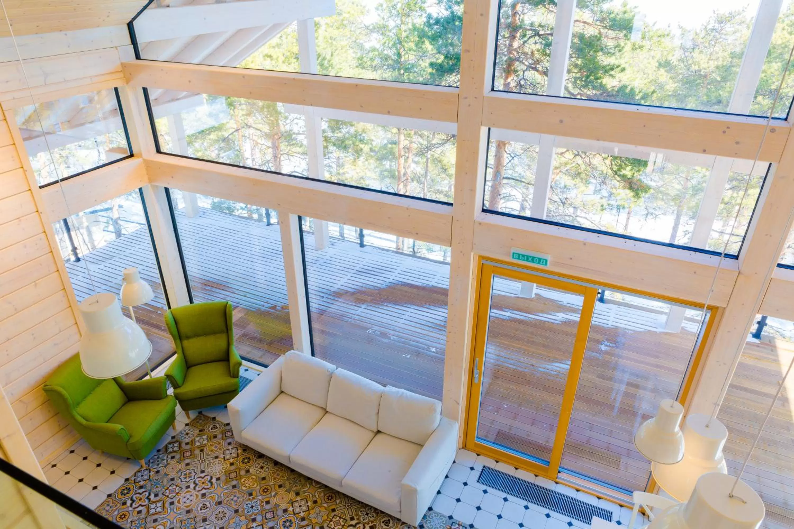 Seating area in Park Hotel Kokshetau