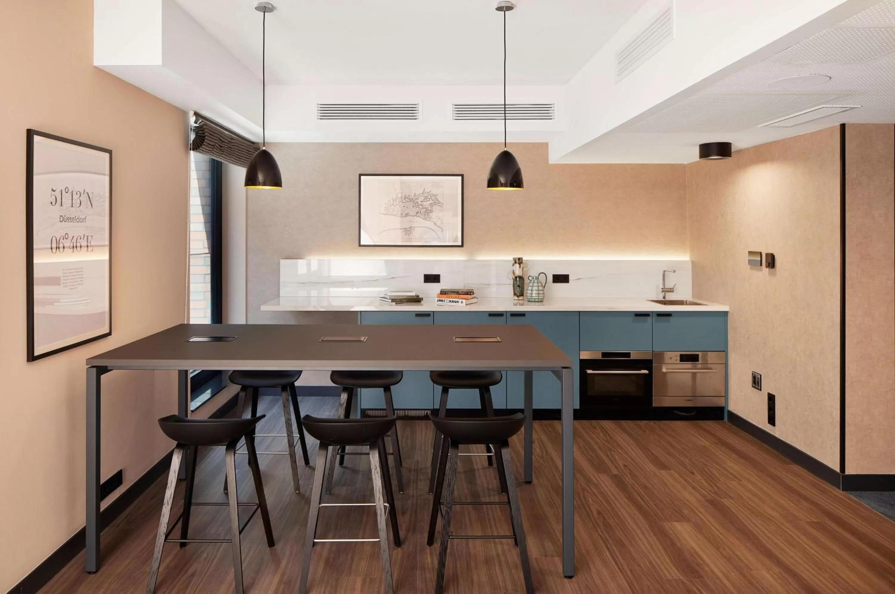 Bedroom in Adina Apartment Hotel Dusseldorf