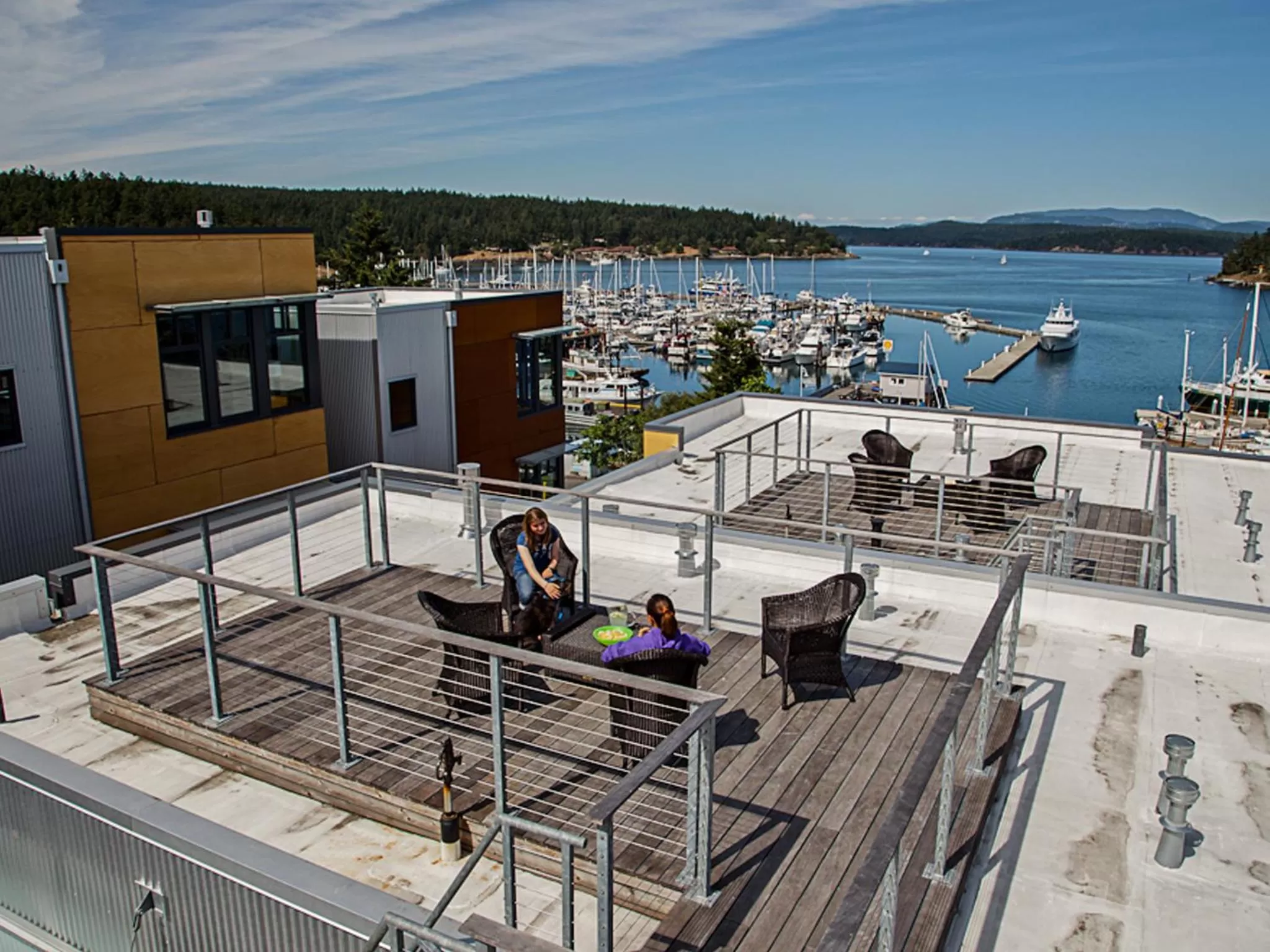 Balcony/Terrace in Island Inn at 123 West
