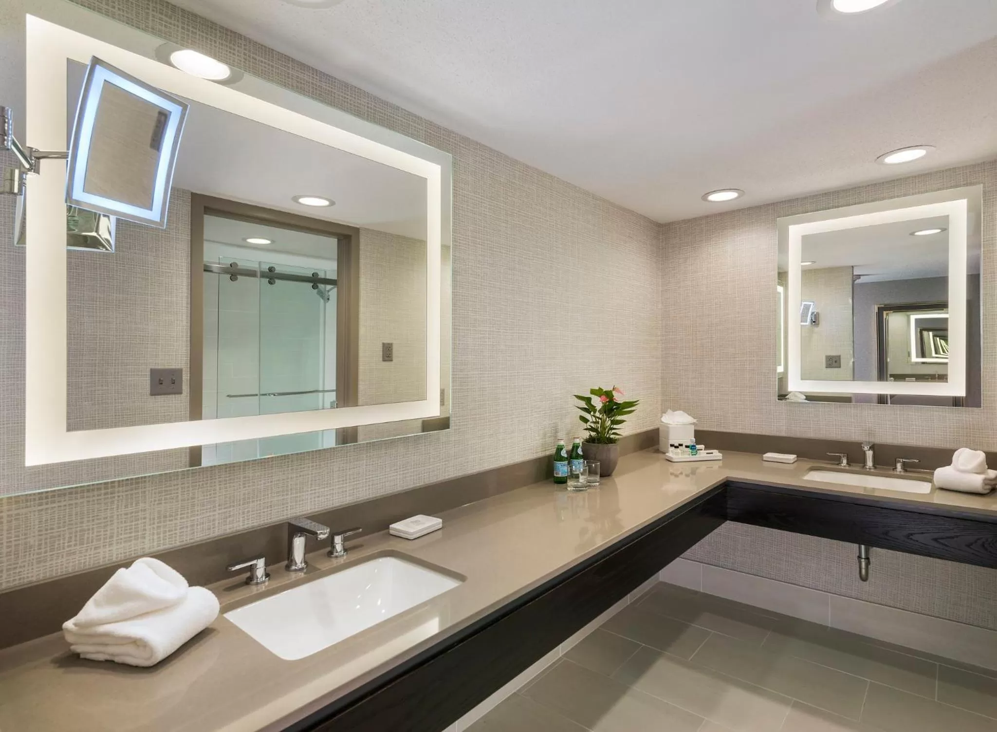 Bathroom in Crowne Plaza Providence-Warwick (Airport) by IHG