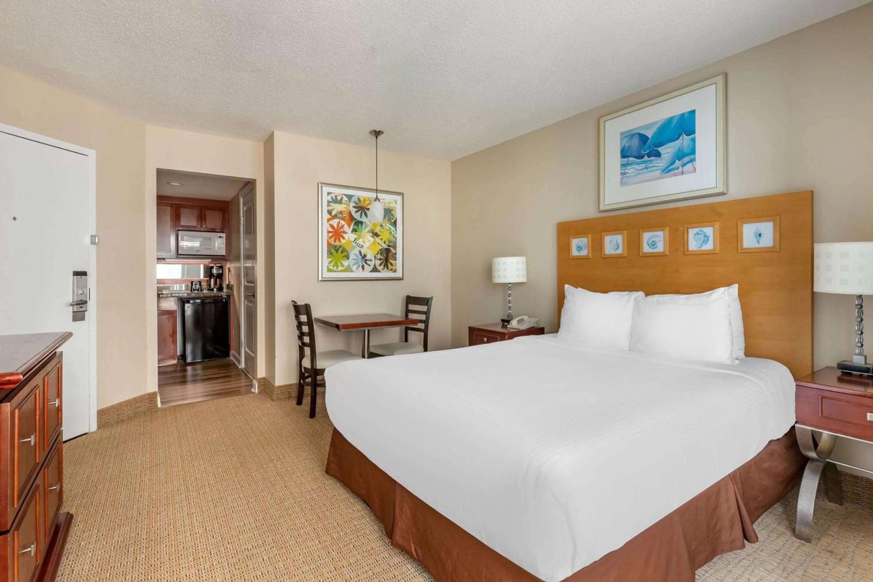 Bed in Hilton Vacation Club Ocean Beach Club Virginia Beach