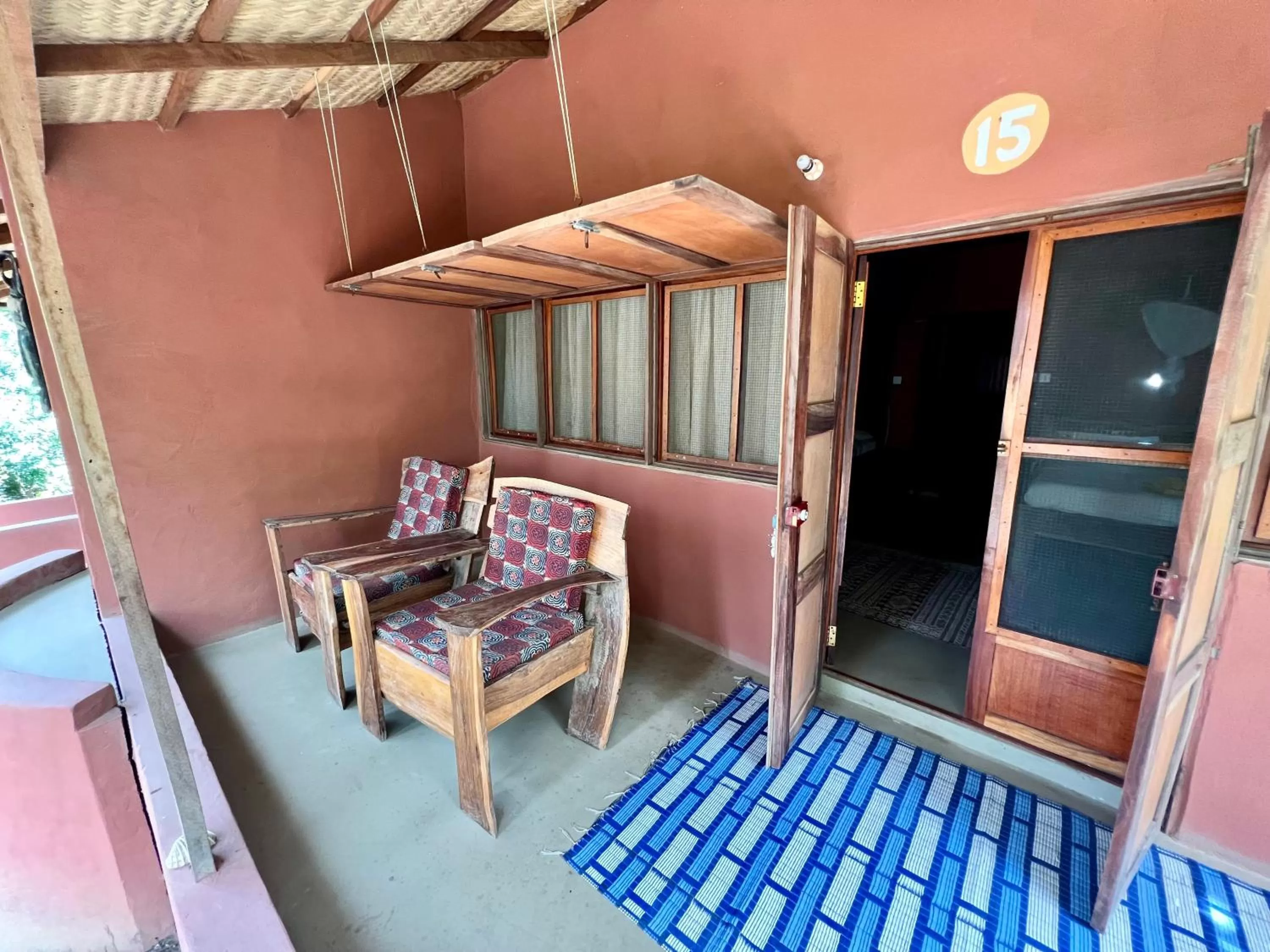 Seating area in Nemasu Eco-lodge