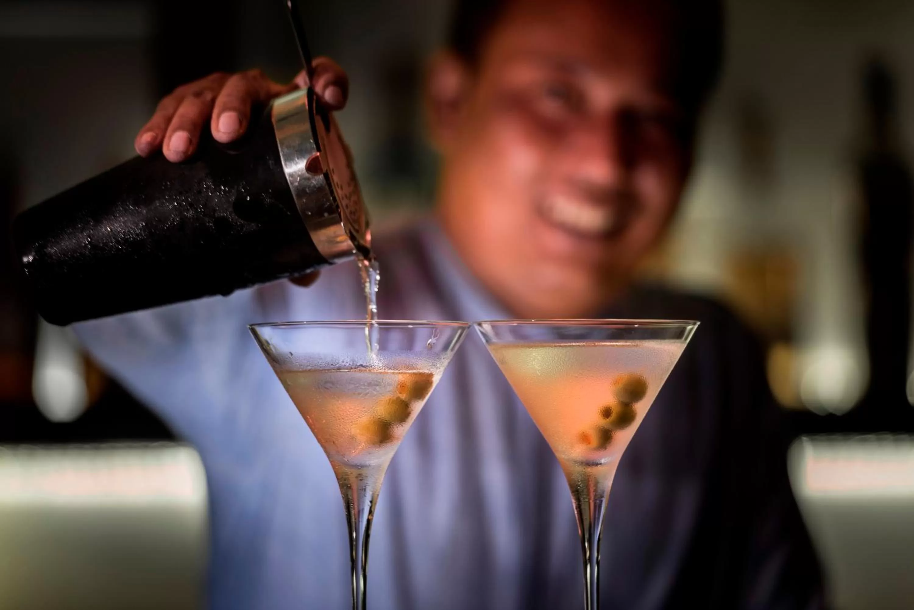 Drinks in The Aviary Hotel