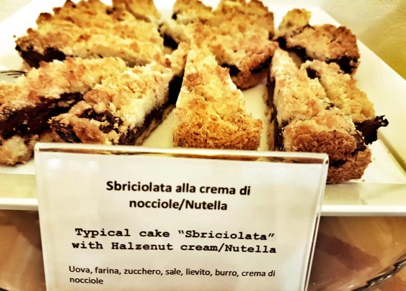 Breakfast in Palace Hotel Due Ponti