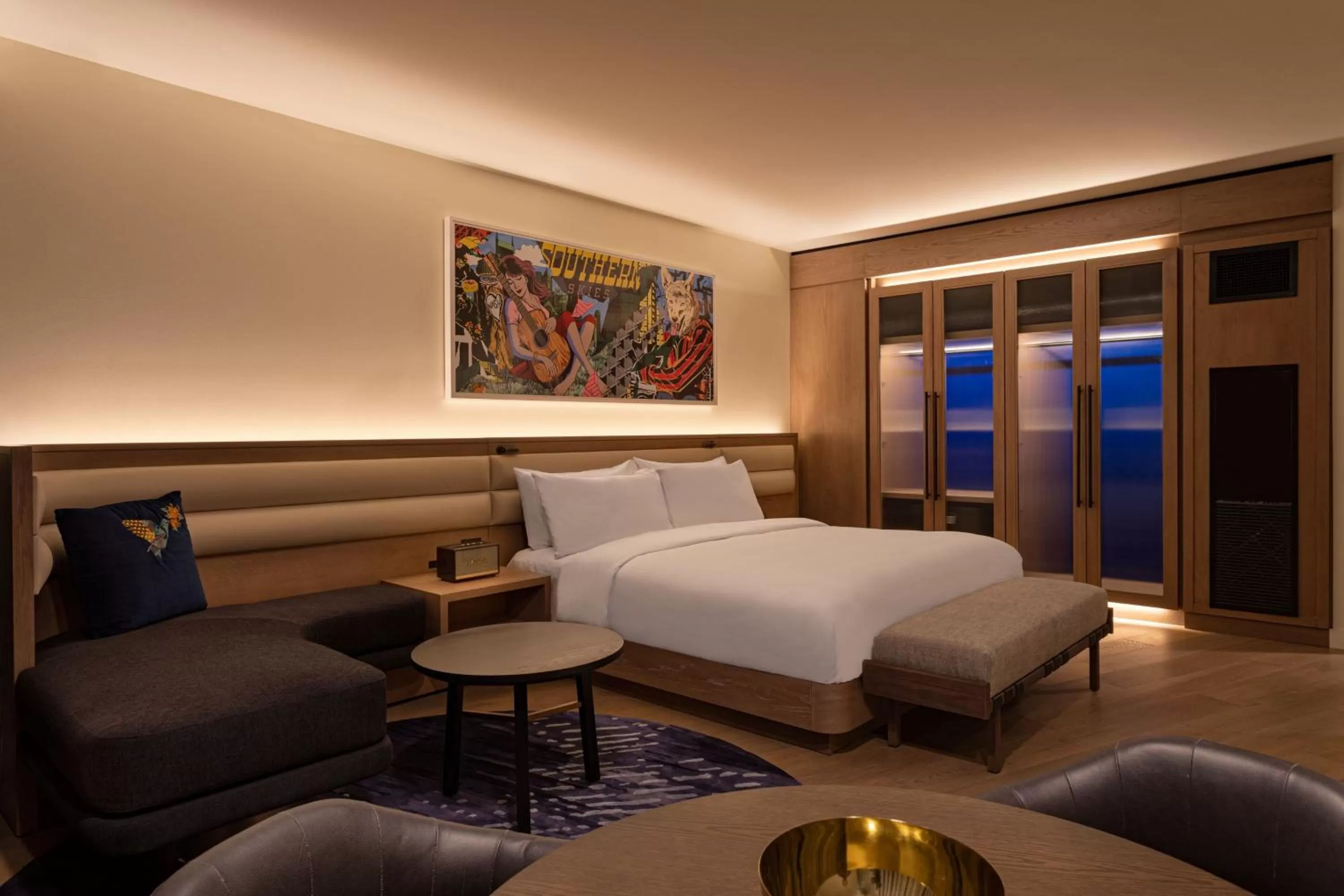 Photo of the whole room, Bed in W Nashville