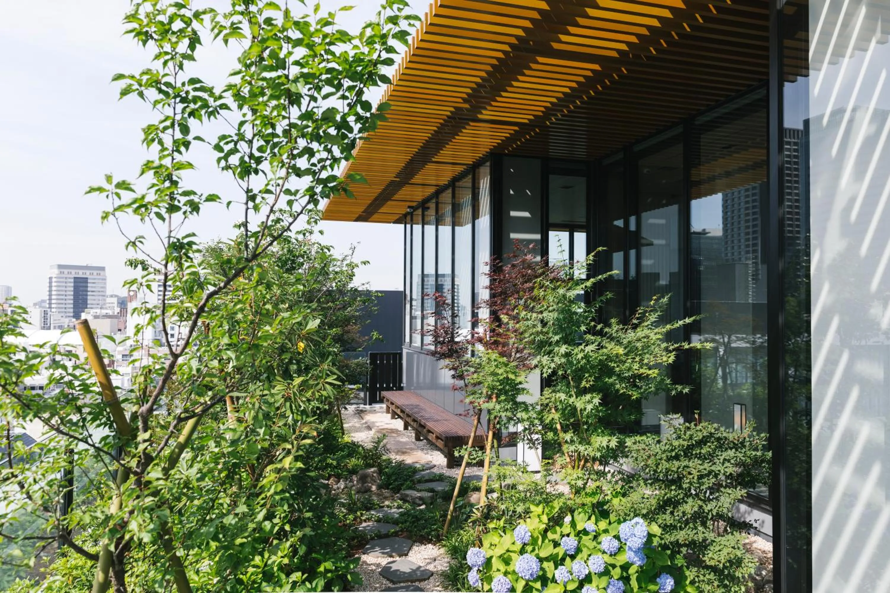 Garden in Hotel Yaenomidori Tokyo
